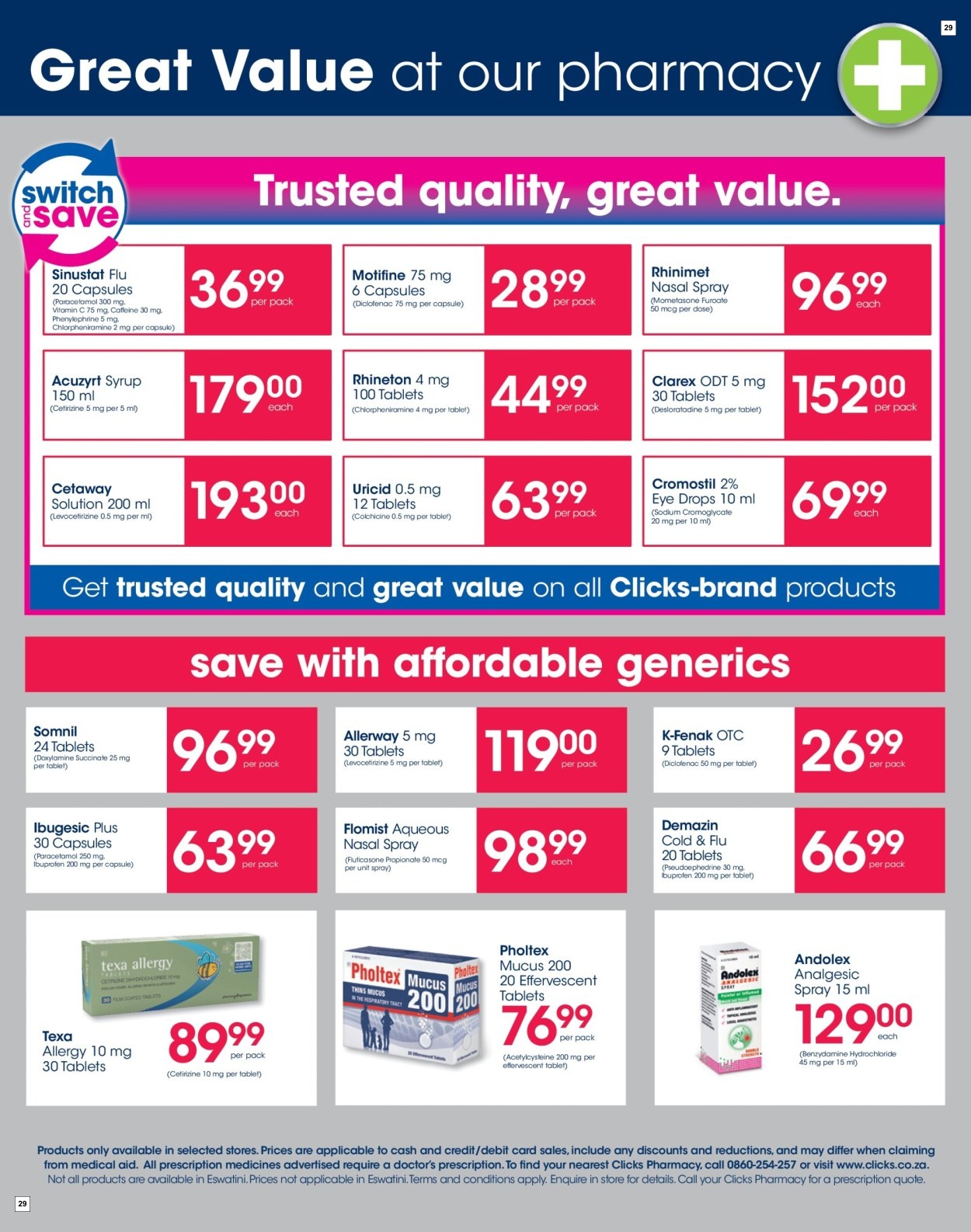 Clicks Specials 17 Oct - 13 Nov - Page 29