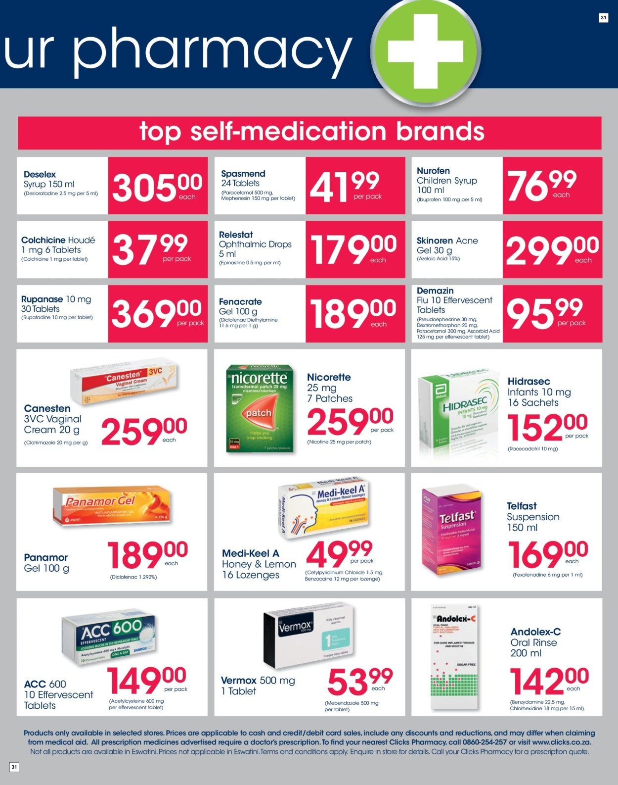Clicks Specials 17 Oct - 13 Nov - Page 31