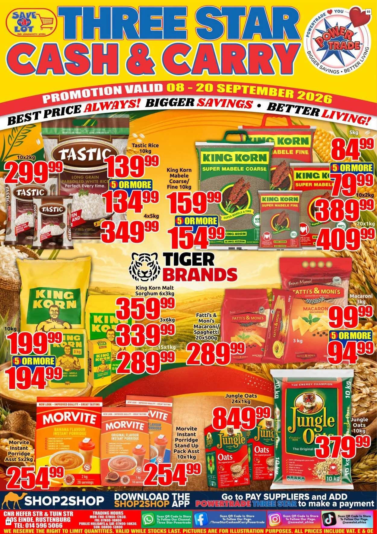 Three Star Cash And Carry Specials 08 Sept - 20 Sept - Page 3
