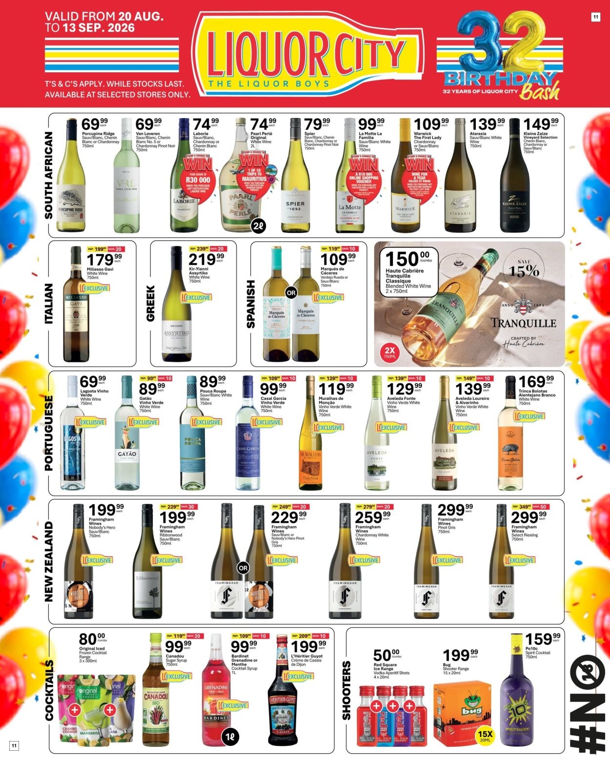 Liquor City Specials 20 Aug - 13 Sept - Page 11