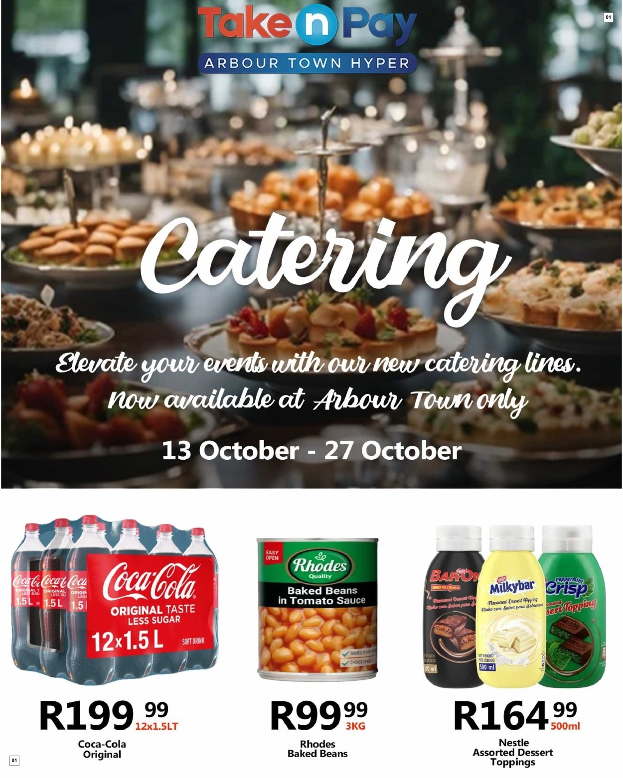 Take N Pay Specials 13 Oct - 27 Oct