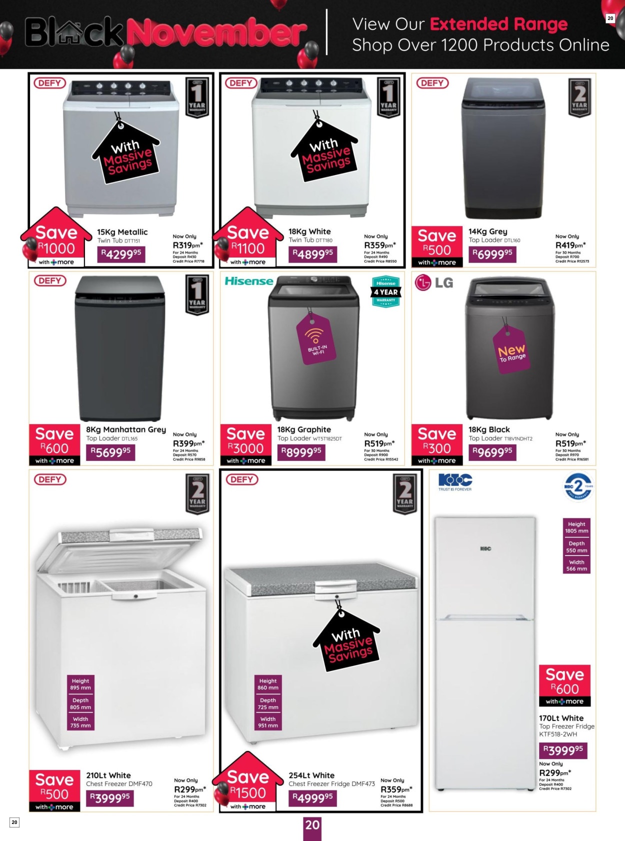 Bradlows Specials 11 Nov - 02 Dec - Page 20