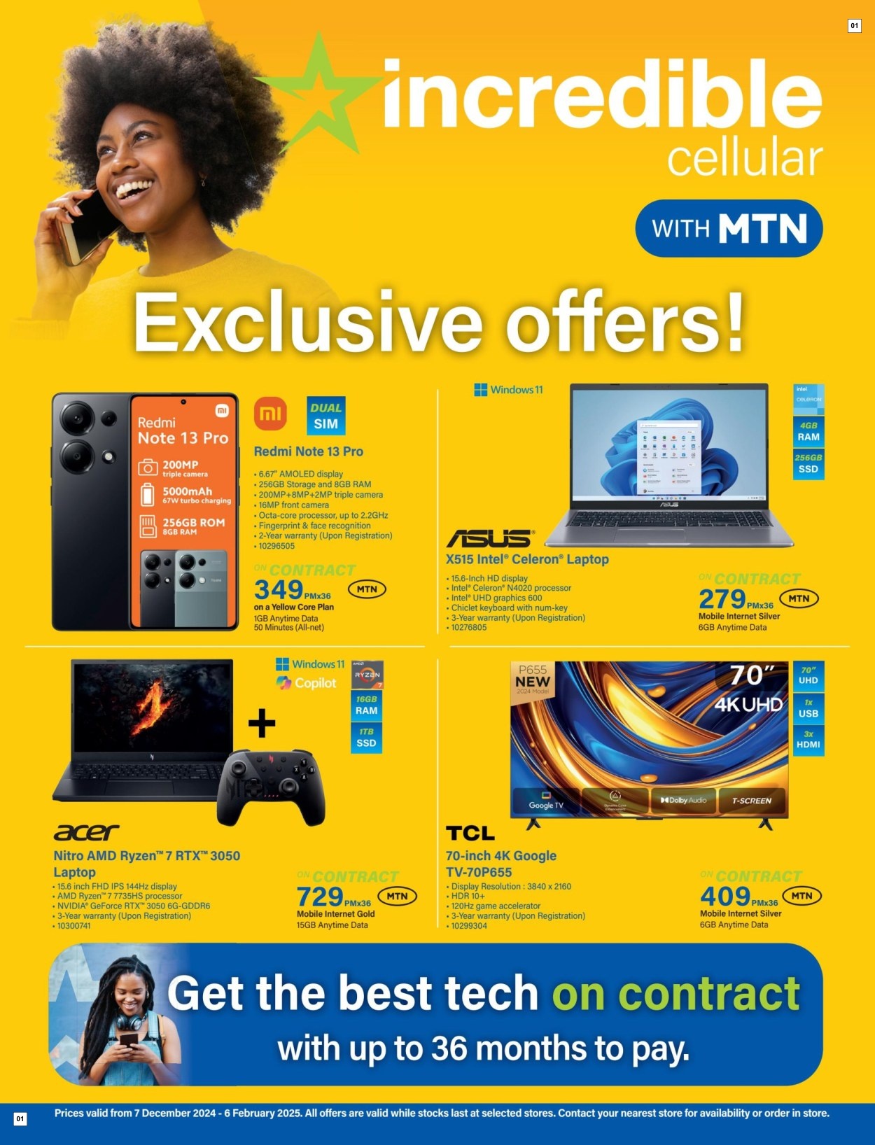 Incredible Connection Specials 07 Dec - 06 Feb