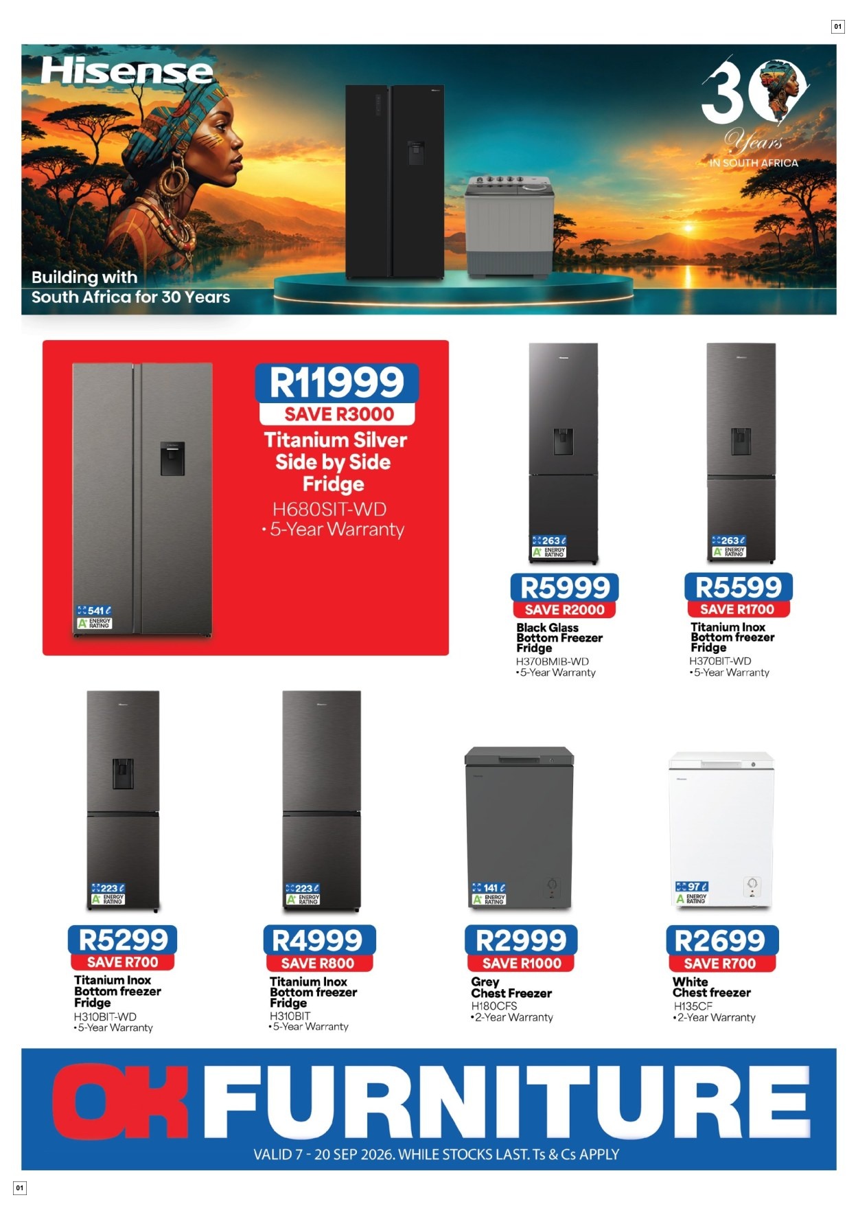 OK Furniture Specials 07 Sept - 20 Sept