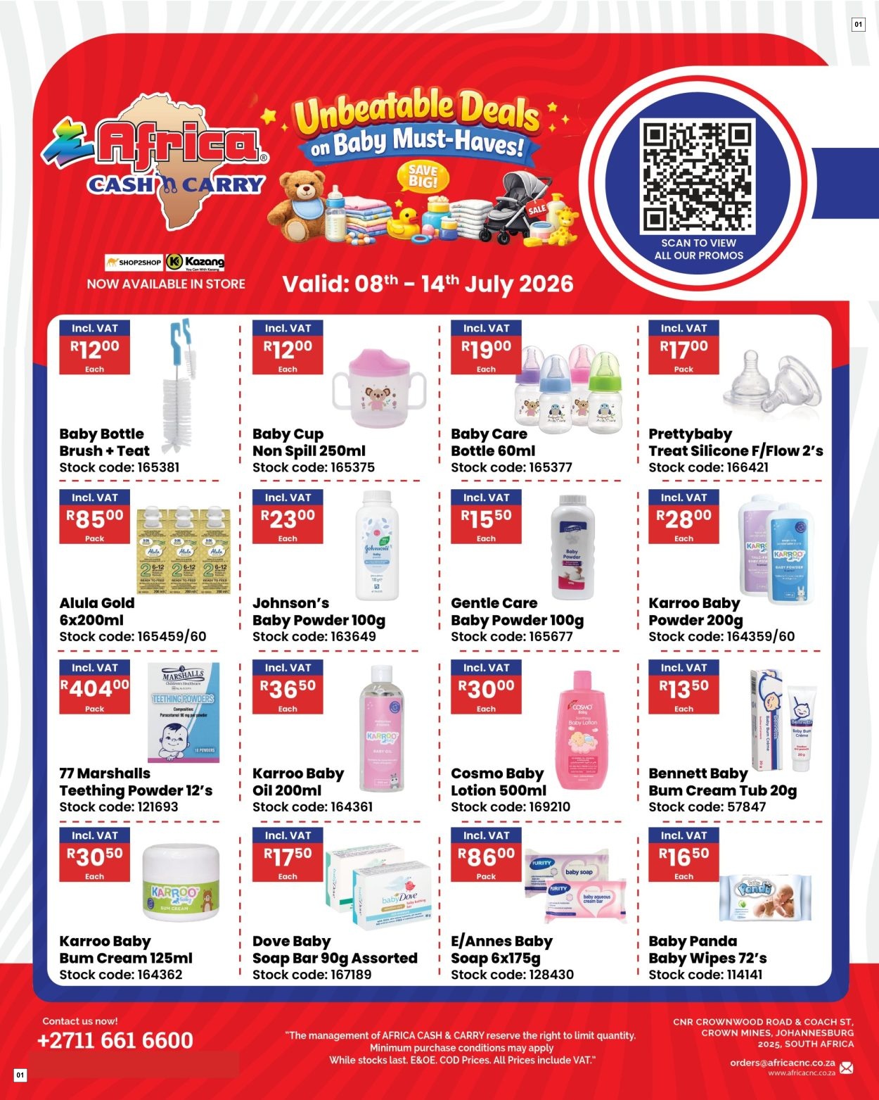 Africa Cash & Carry Catalogue - Saturday Promo
