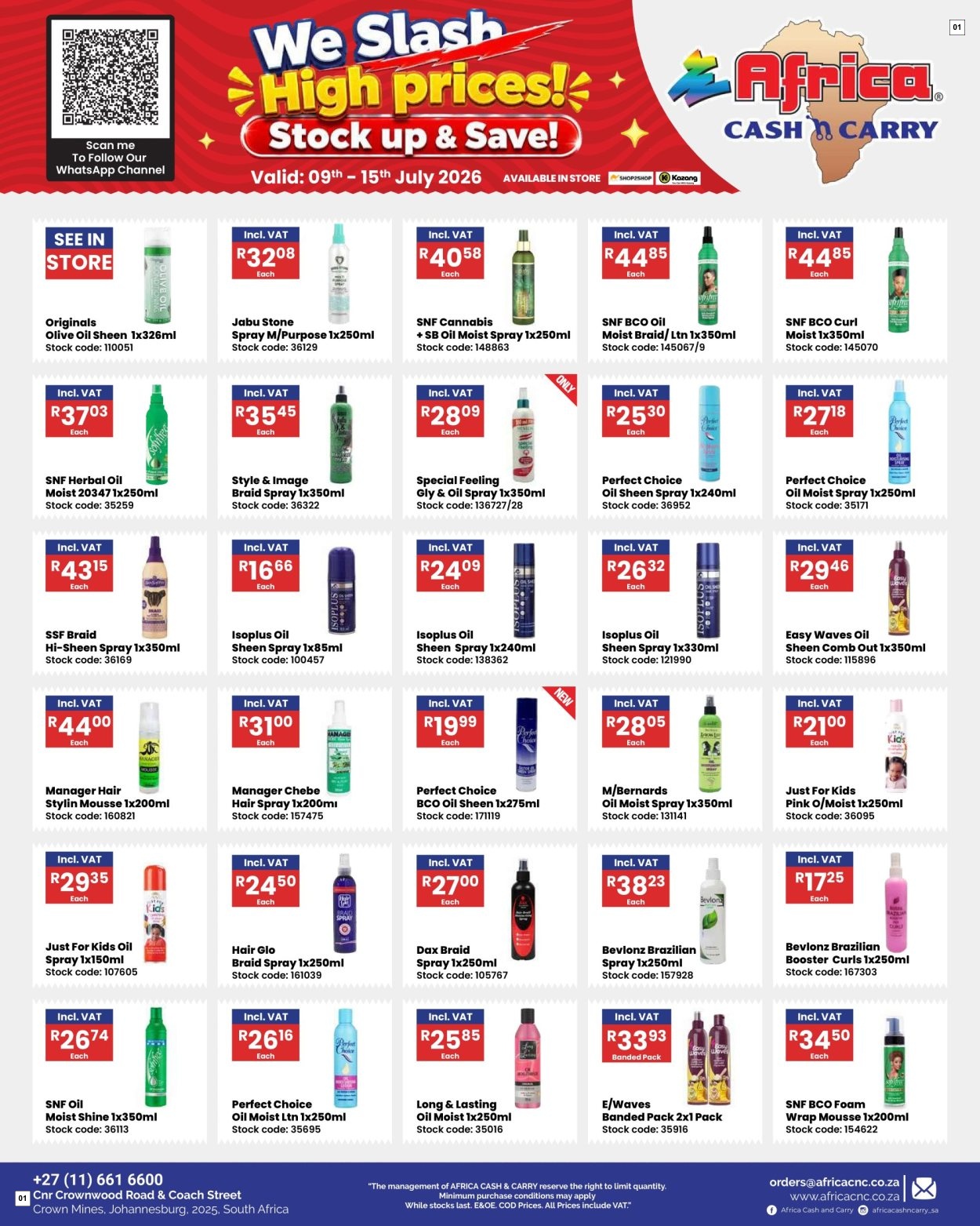 Africa Cash & Carry Catalogue - Saturday Promo