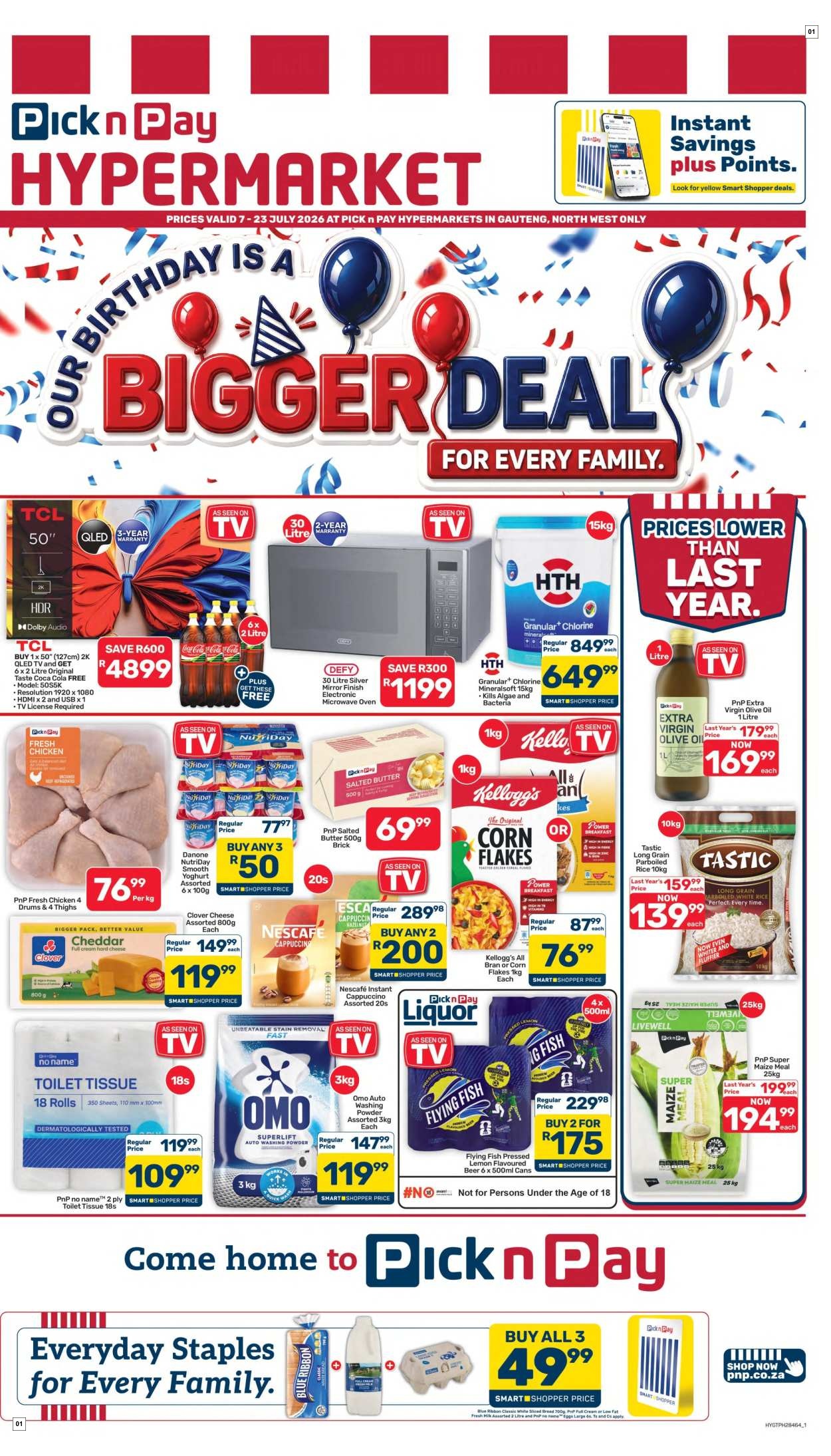 Pick N Pay Hypermarket Hypermarket Birthday Specials