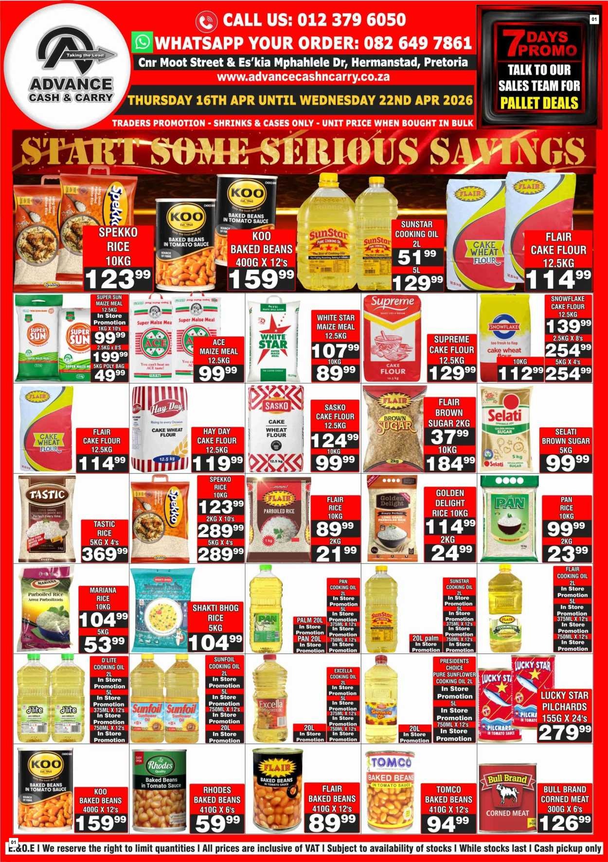 Advance Cash & Carry Catalogue - Start Some Serious Savings