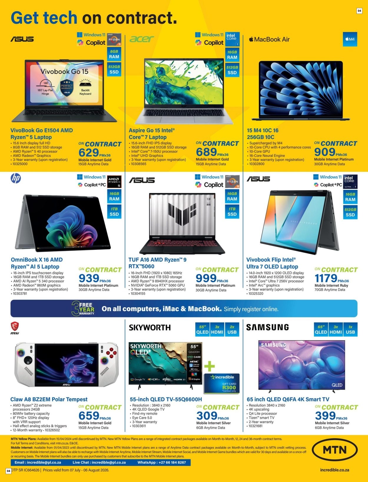 Incredible Connection Specials 07 Jul - 06 Aug - Page 4