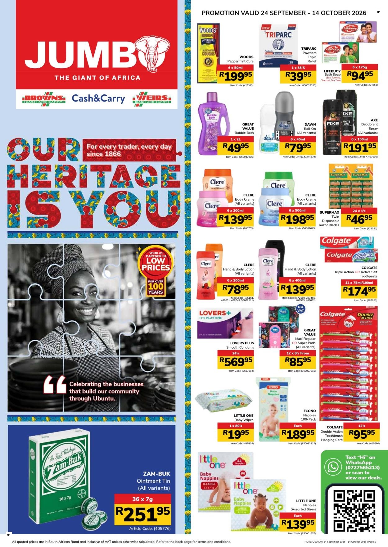 Jumbo Cash & Carry Catalogue