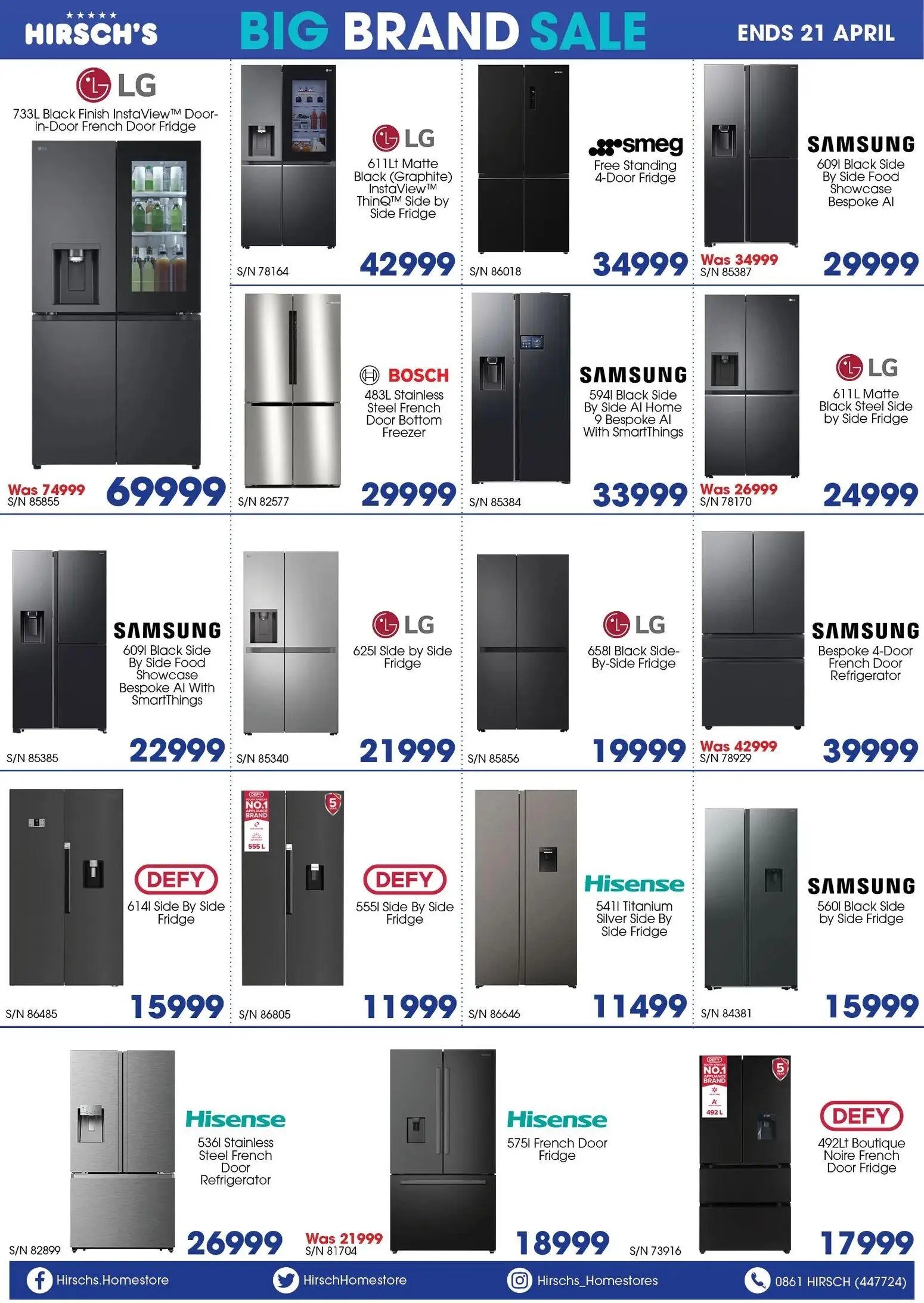 Hirschs Specials 13 Apr - 21 Apr