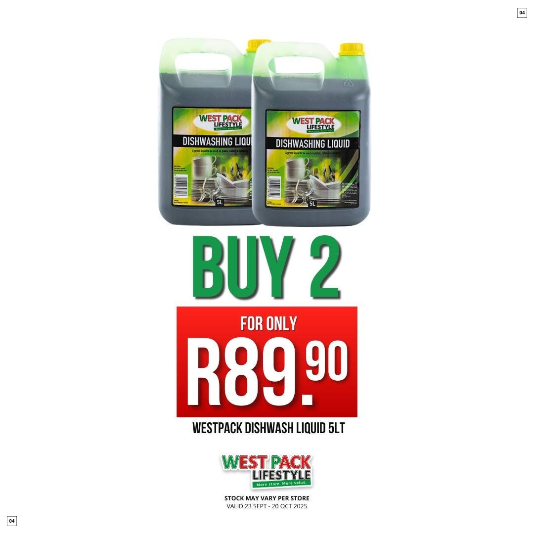 West Pack Lifestyle Specials 23 Sept - 20 Oct - Page 4