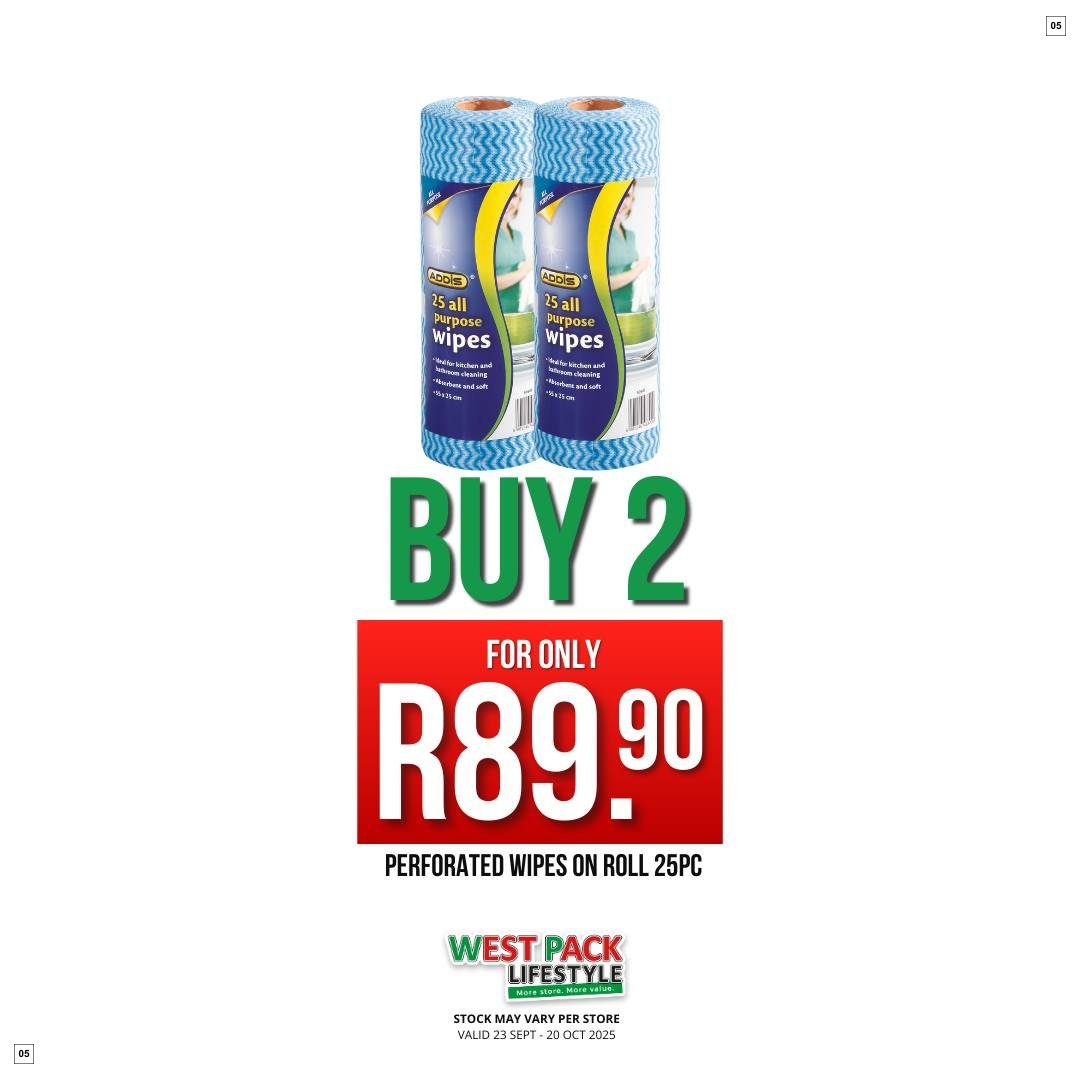 West Pack Lifestyle Specials 23 Sept - 20 Oct - Page 5