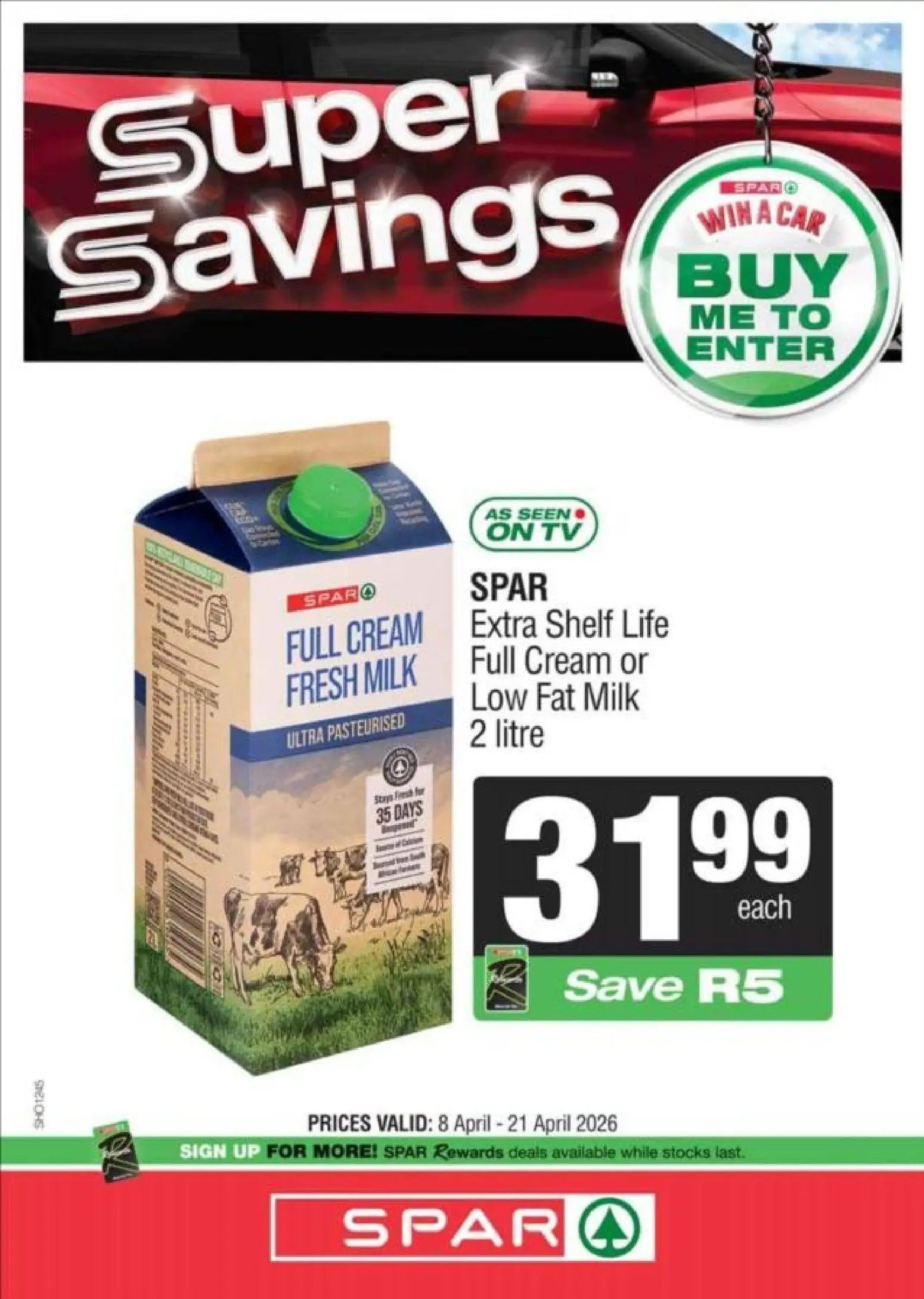 Superspar Specials 08 Apr - 21 Apr