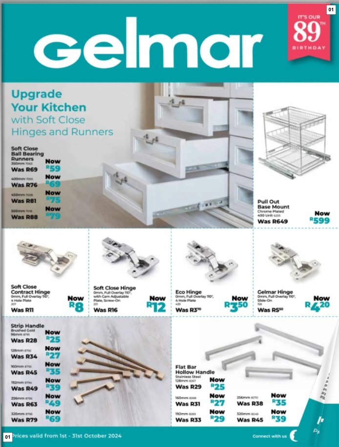 Gelmar Specials 01 Oct - 31 Oct