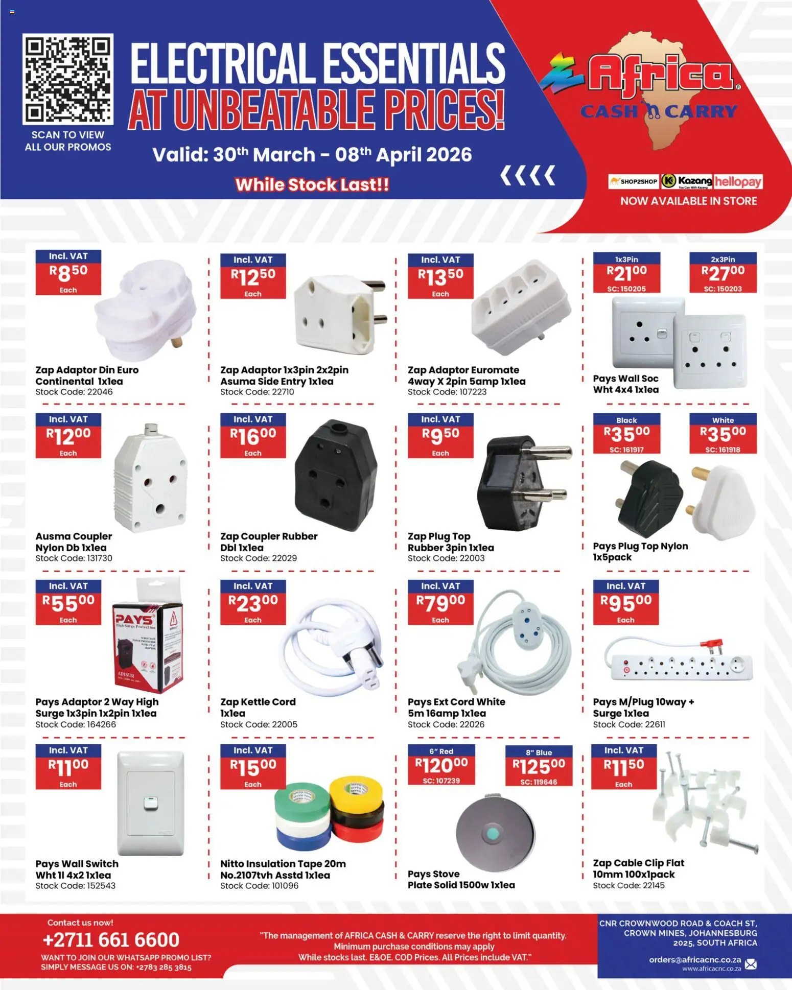 Africa Cash & Carry Latest Catalogue