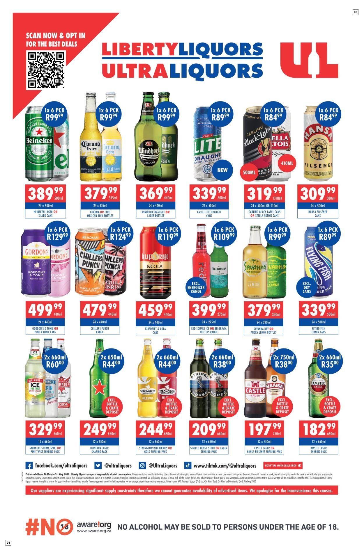 Liberty Liquors Specials 16 May - 31 May - Page 3