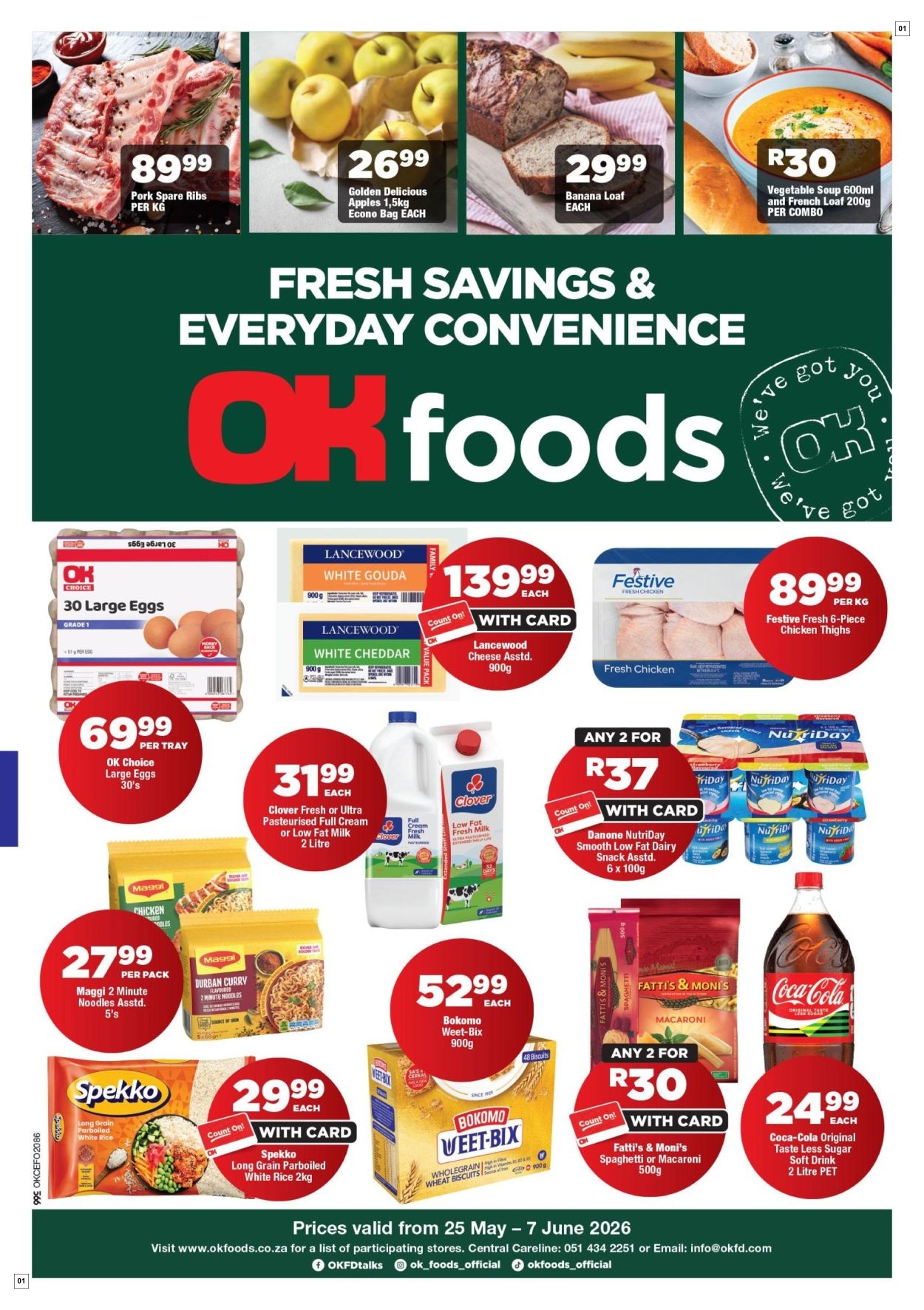 OK Foods Specials 25 May - 07 Jun