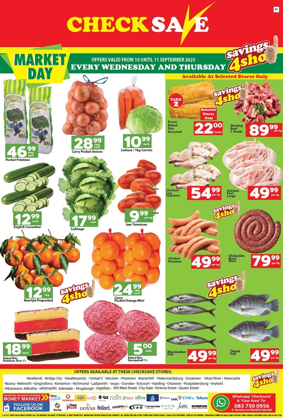 Check Save Specials 10 Nov - 14 Nov