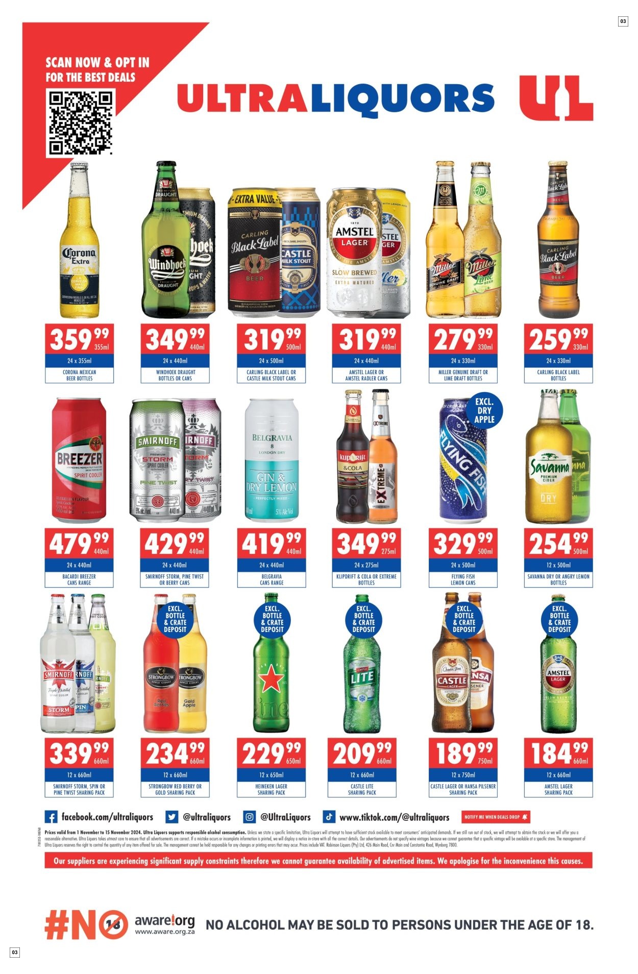 Ultra Liquors Specials 01 Nov - 15 Nov - Page 3