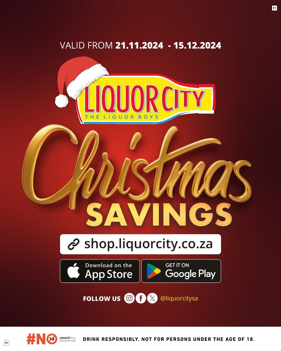 Liquor City Specials 21 Nov - 15 Dec
