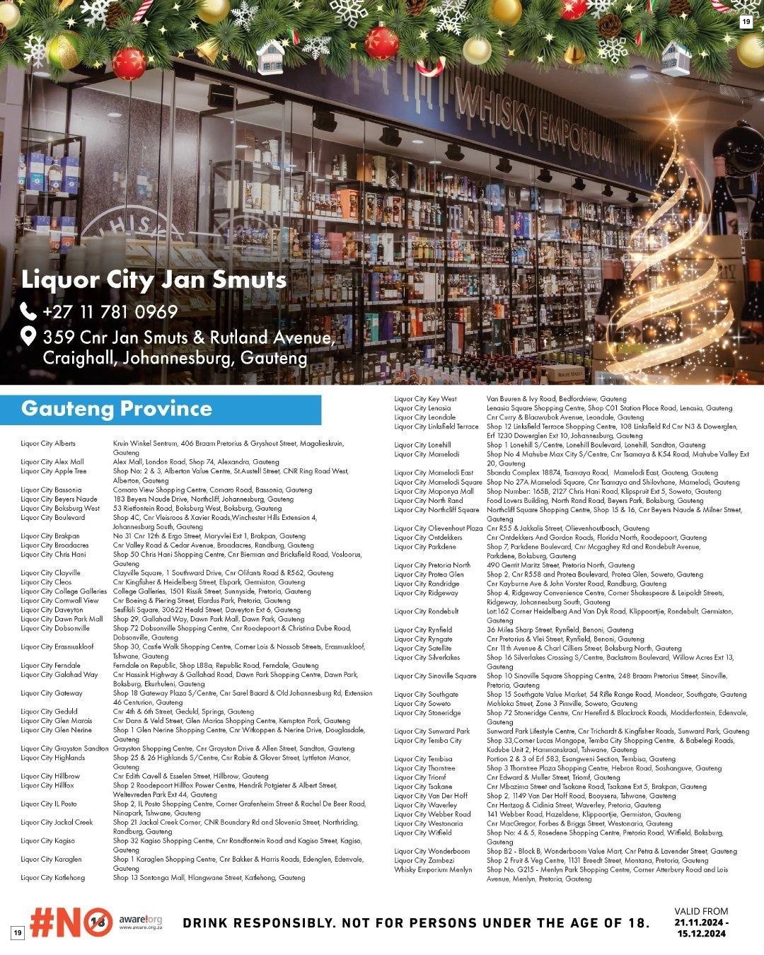 Liquor City Specials 21 Nov - 15 Dec - Page 19