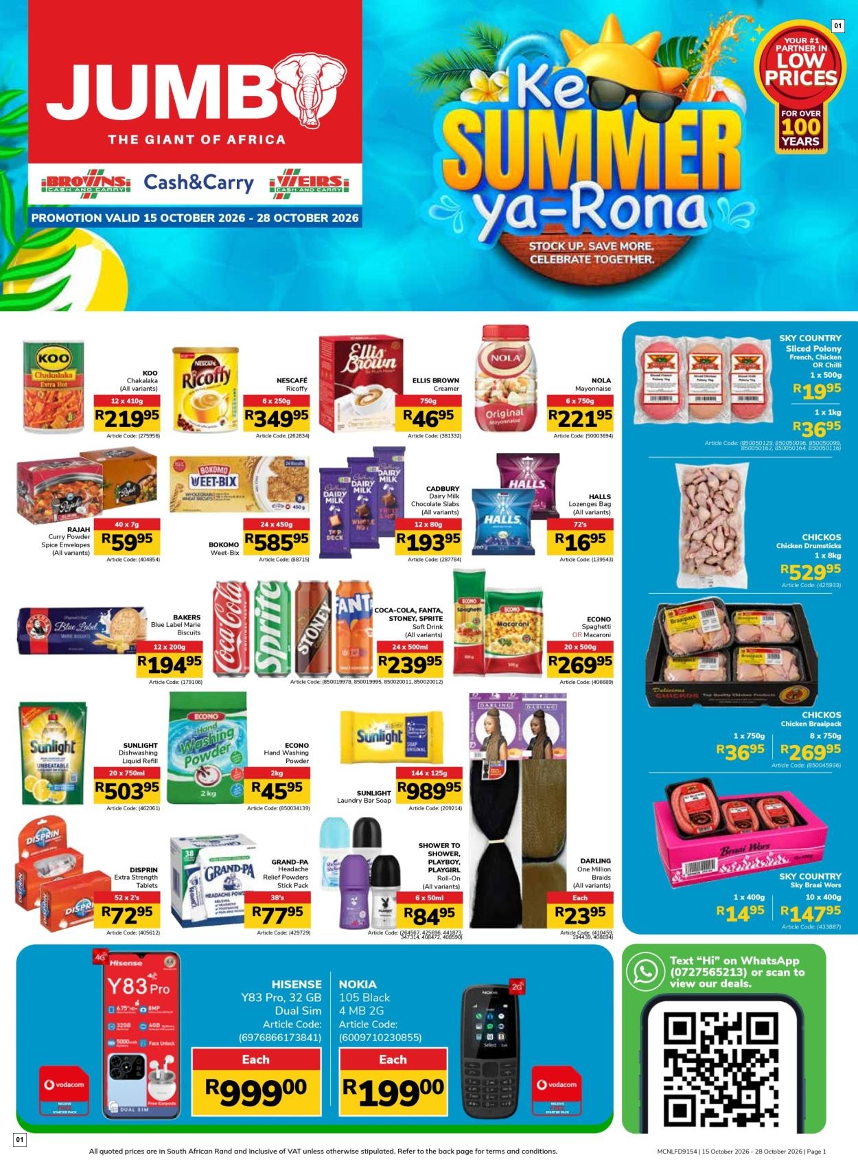 Jumbo Cash And Carry Latest Catalogue