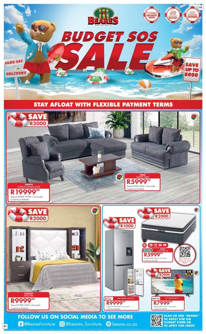Beares Specials 06 Jan - 23 Feb
