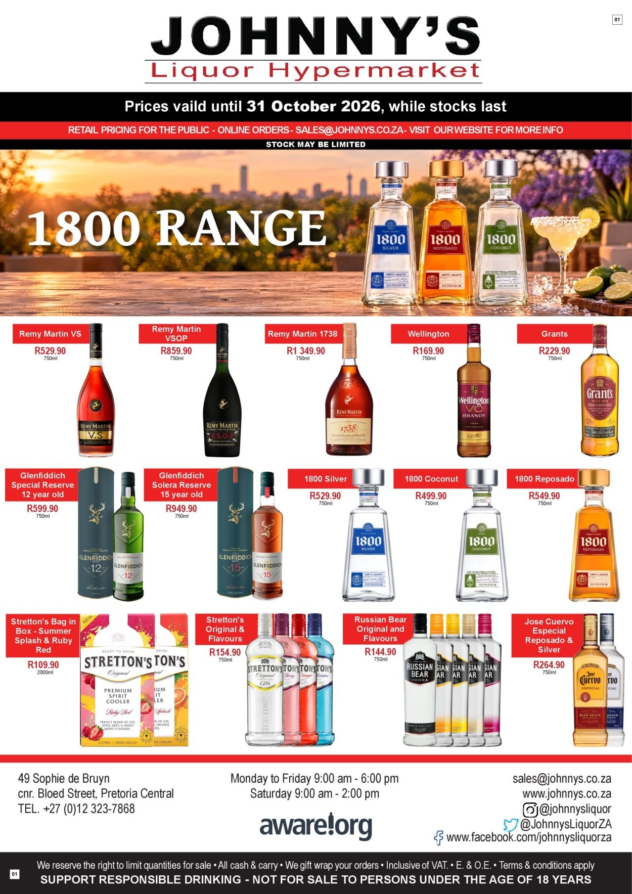 Johnnys Liquor Hypermarket Latest Catalogue
