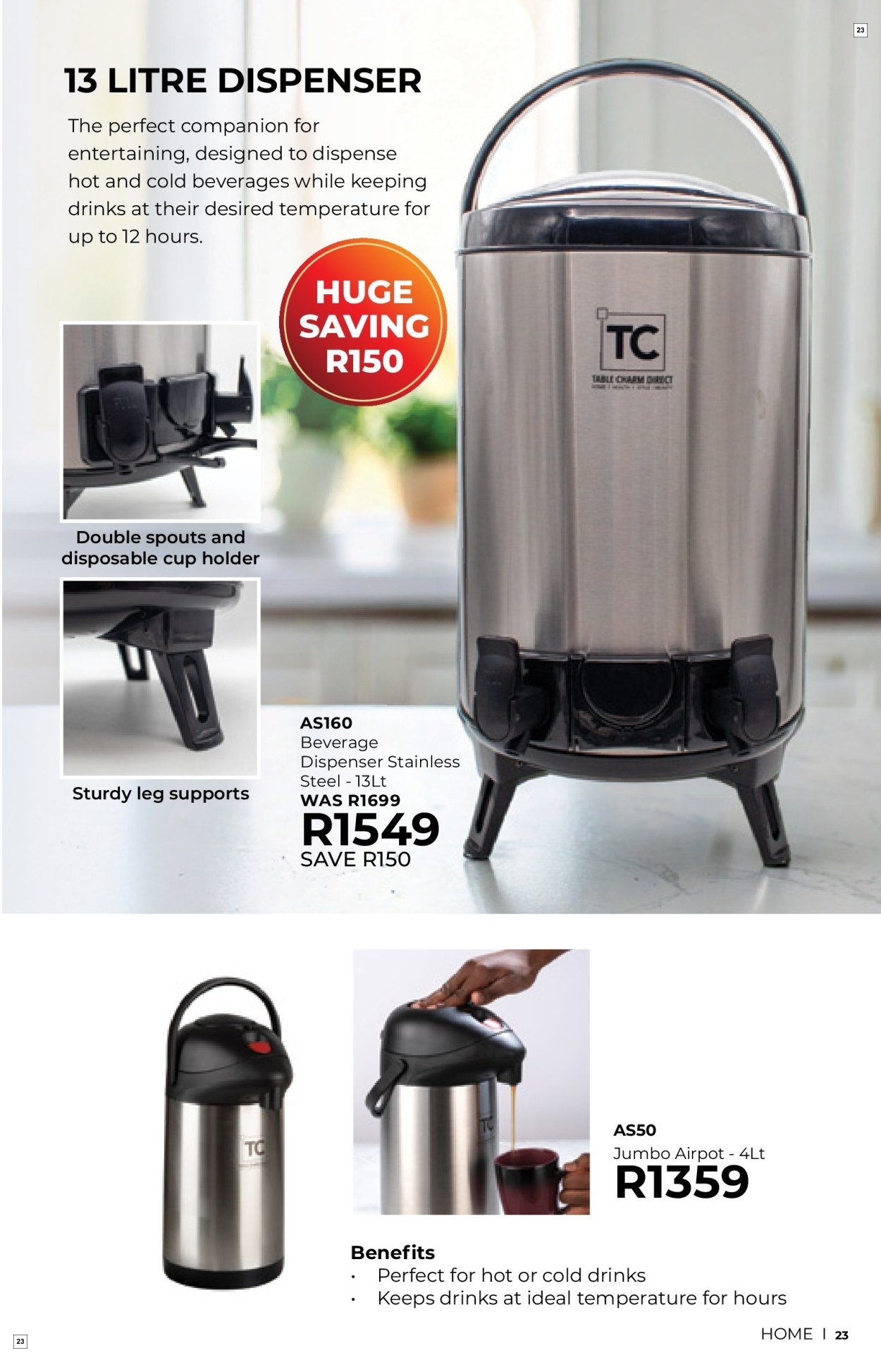 Table Charm Direct Specials 01 May - 31 May - Page 23