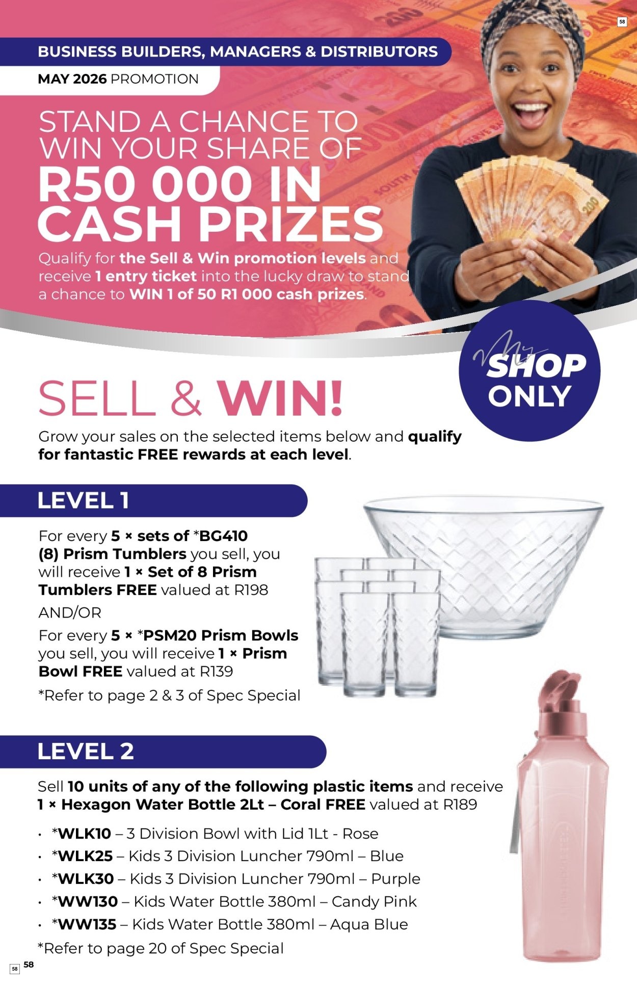 Table Charm Direct Specials 01 May - 31 May - Page 58