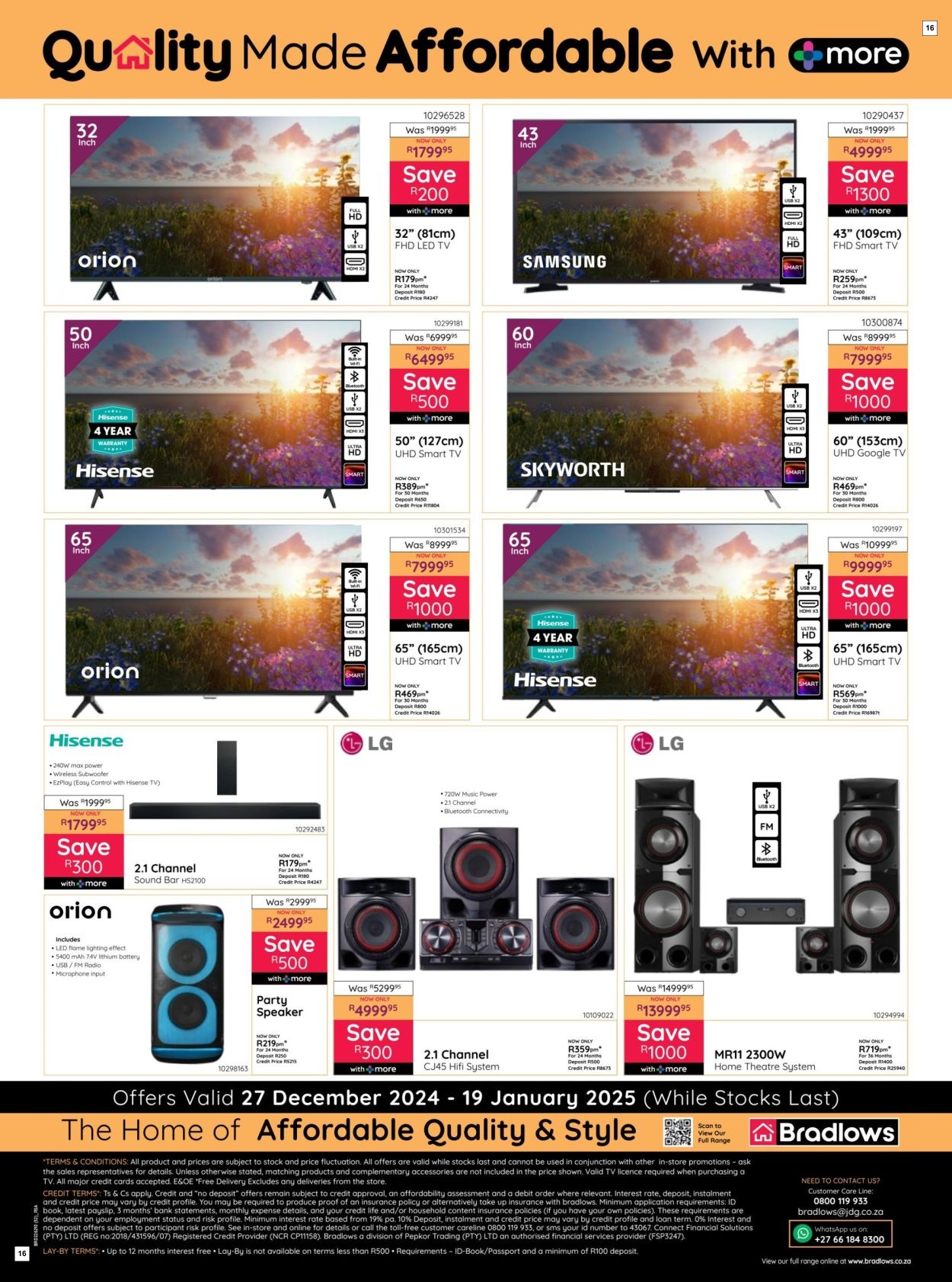 Bradlows Specials 27 Dec - 19 Jan - Page 16