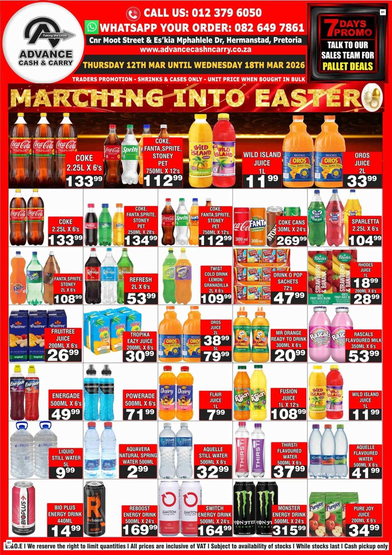 Advance Cash & Carry Catalogue - Marching in