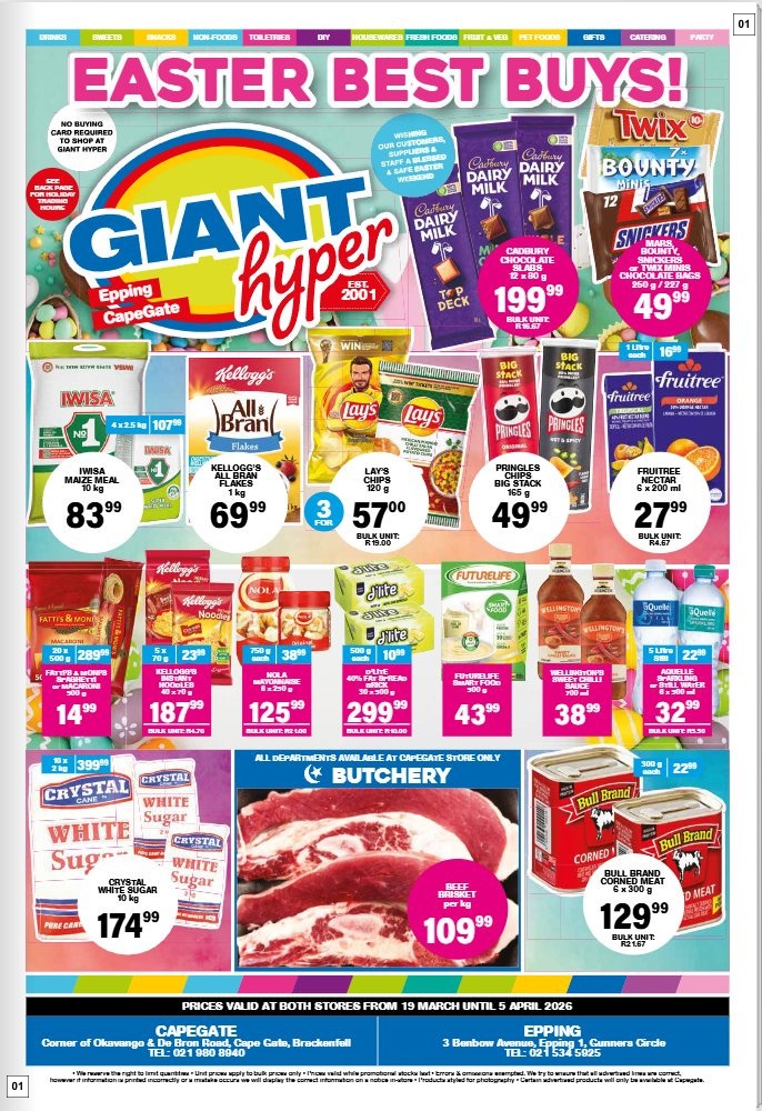 Giant Hyper Specials 19 Mar - 05 Apr