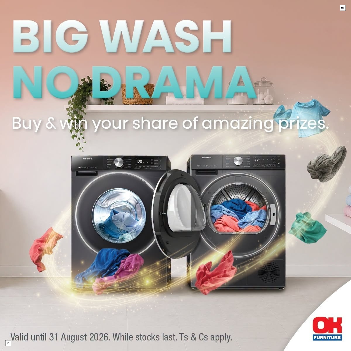 OK Furniture Specials 10 Jul - 31 Aug