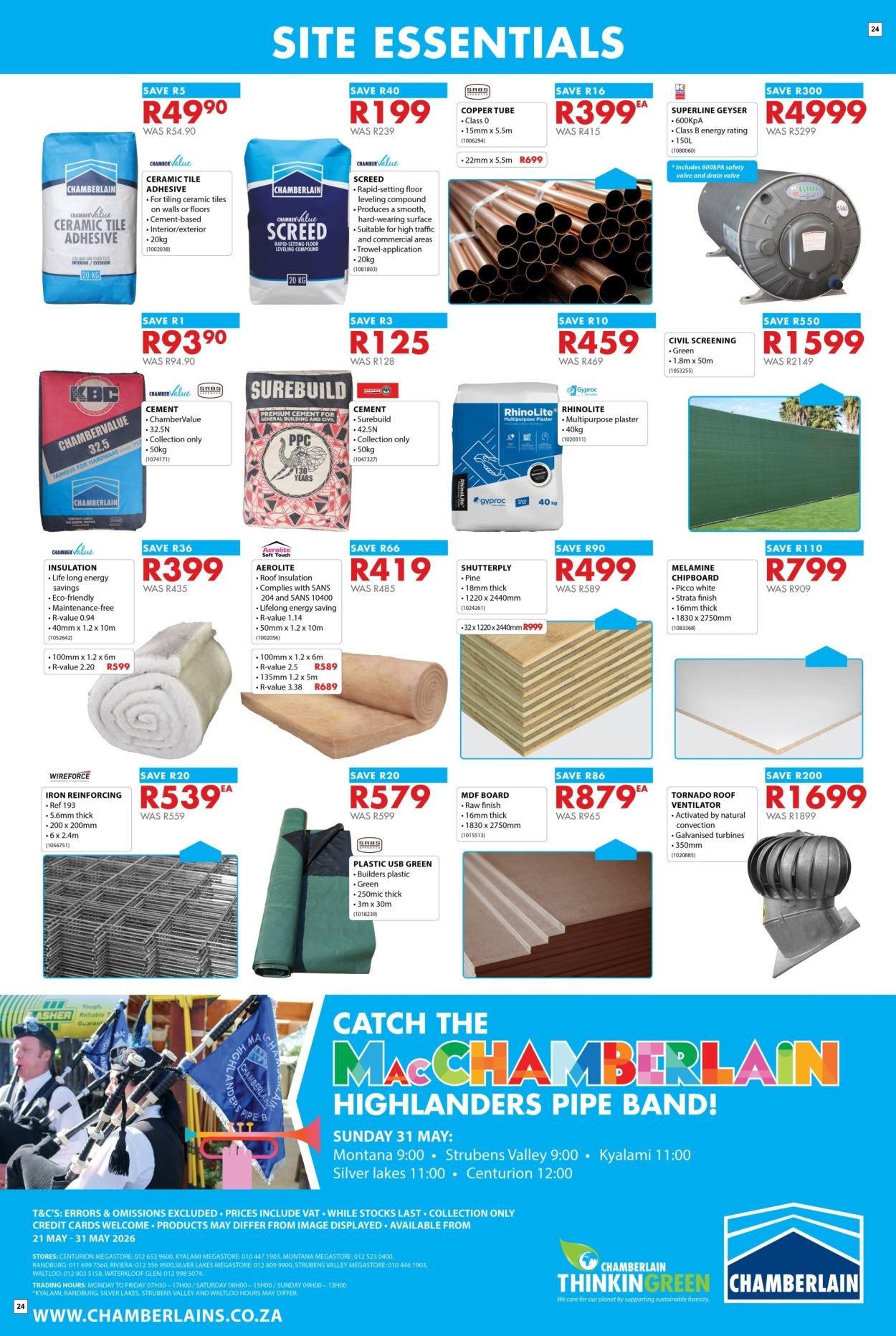 Chamberlain Specials 21 May - 31 May - Page 24