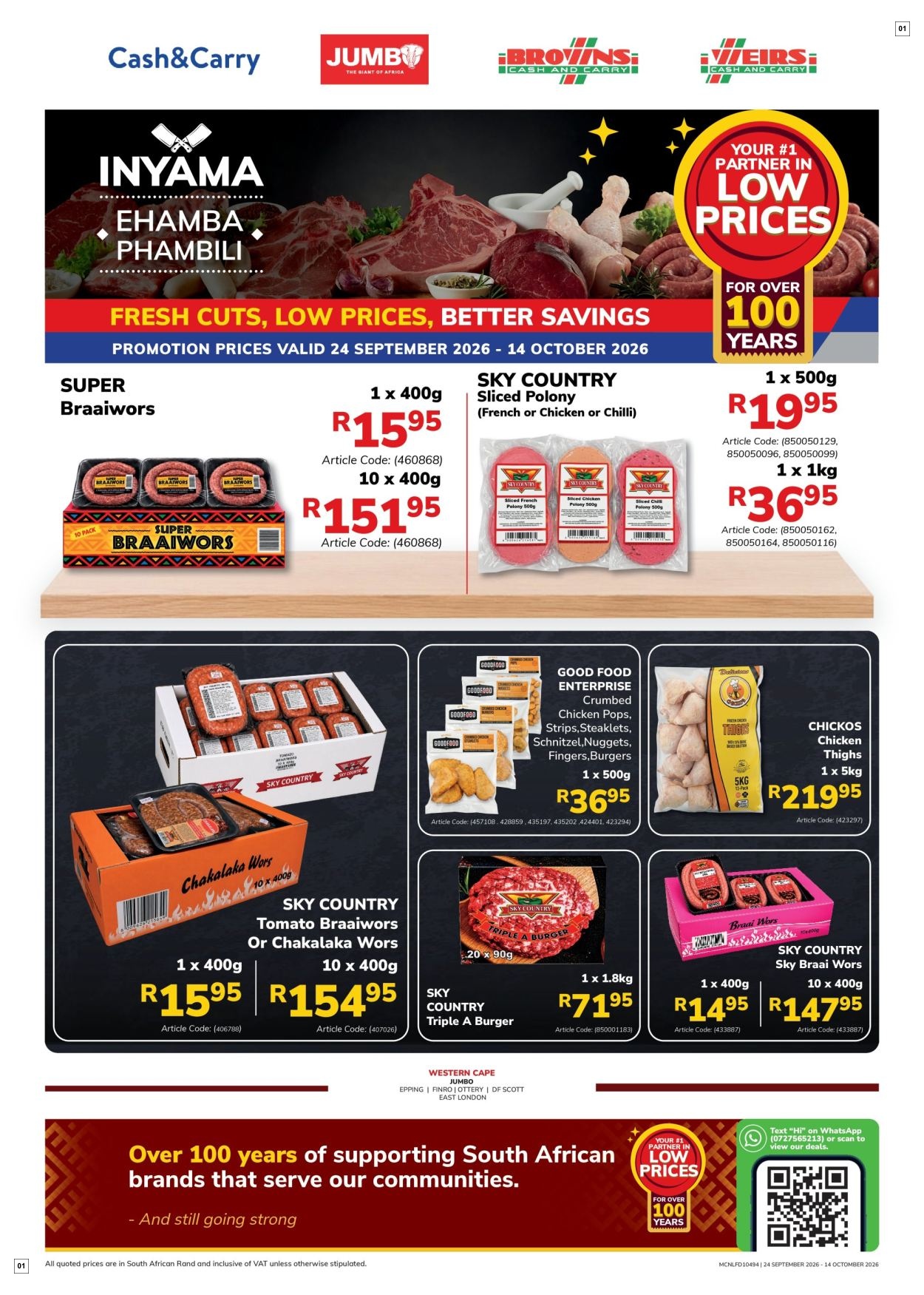 Jumbo Cash & Carry Catalogue