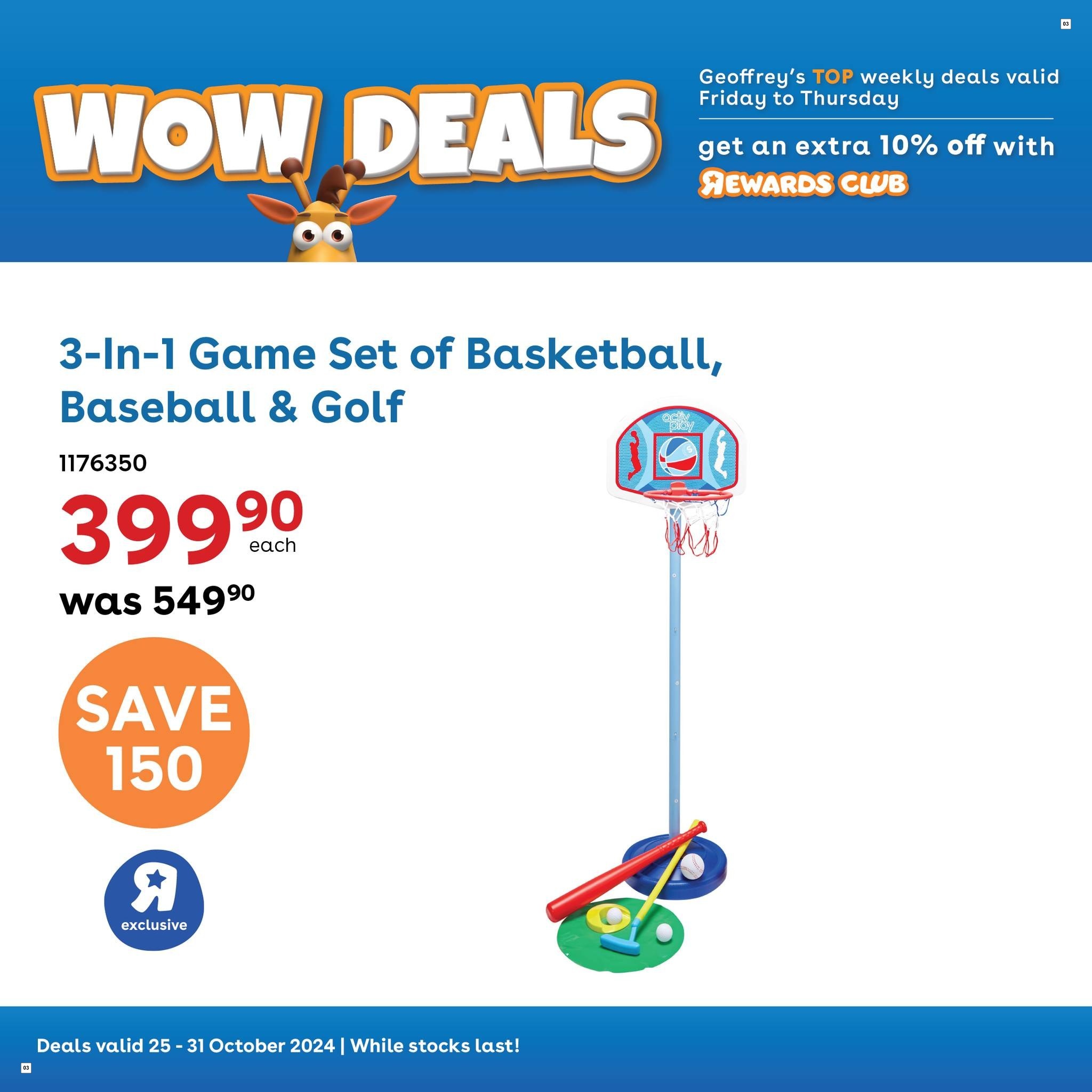 Toys R Us Specials 25 Oct - 31 Oct - Page 3