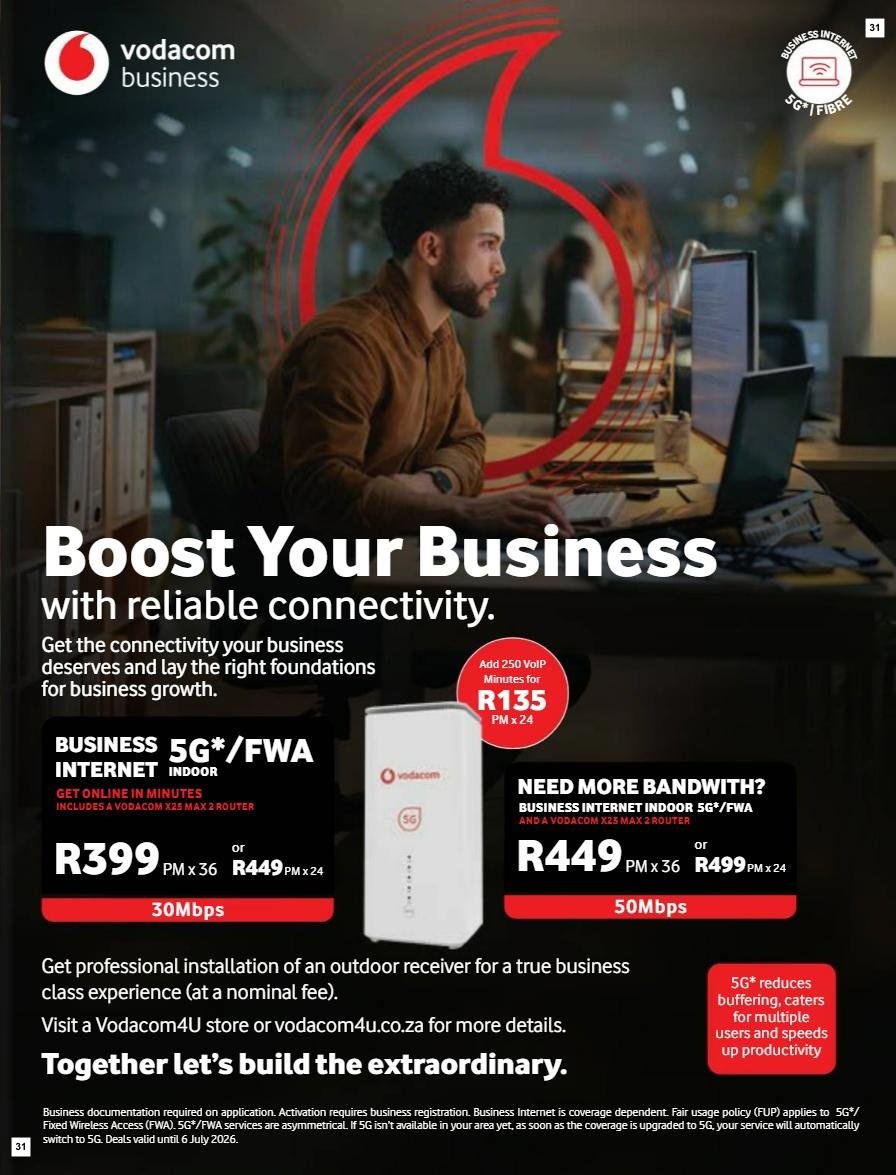 Vodacom Specials 09 Jun - 06 Jul - Page 31