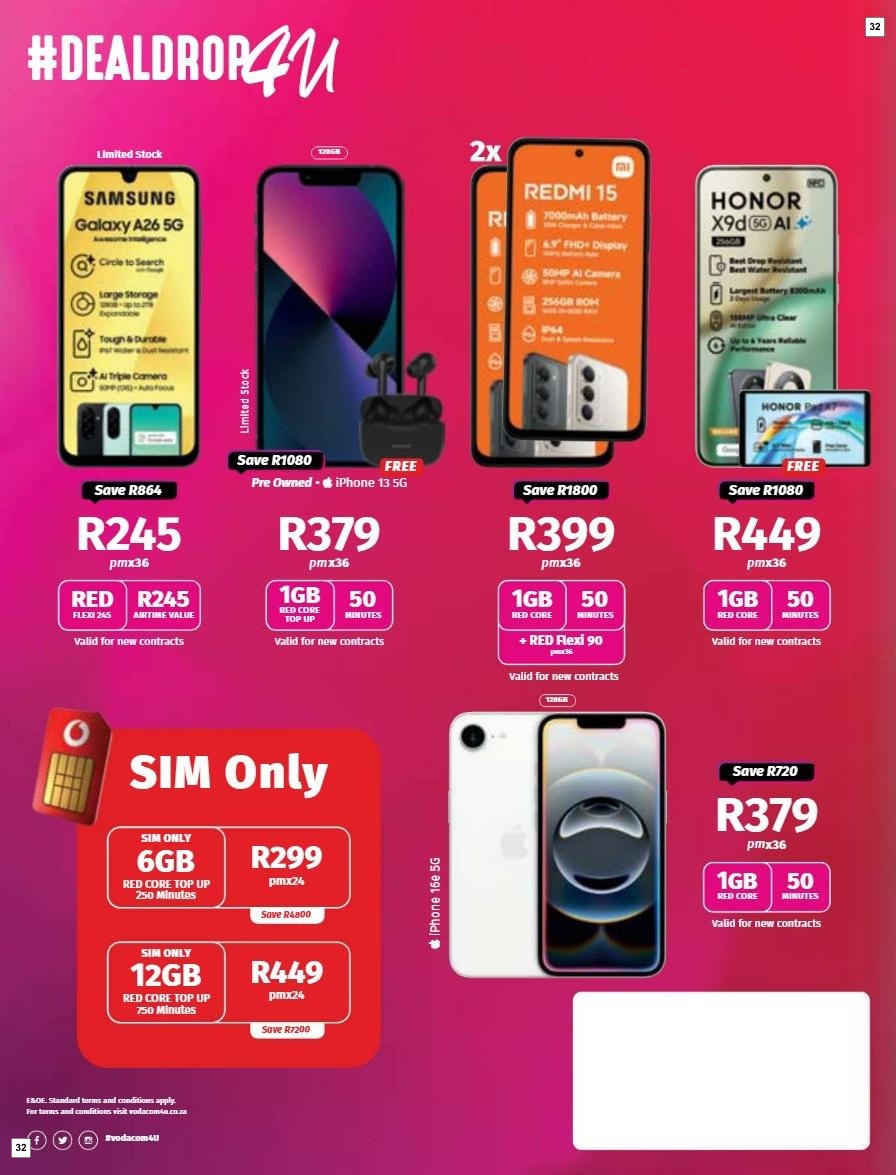 Vodacom Specials 09 Jun - 06 Jul - Page 32