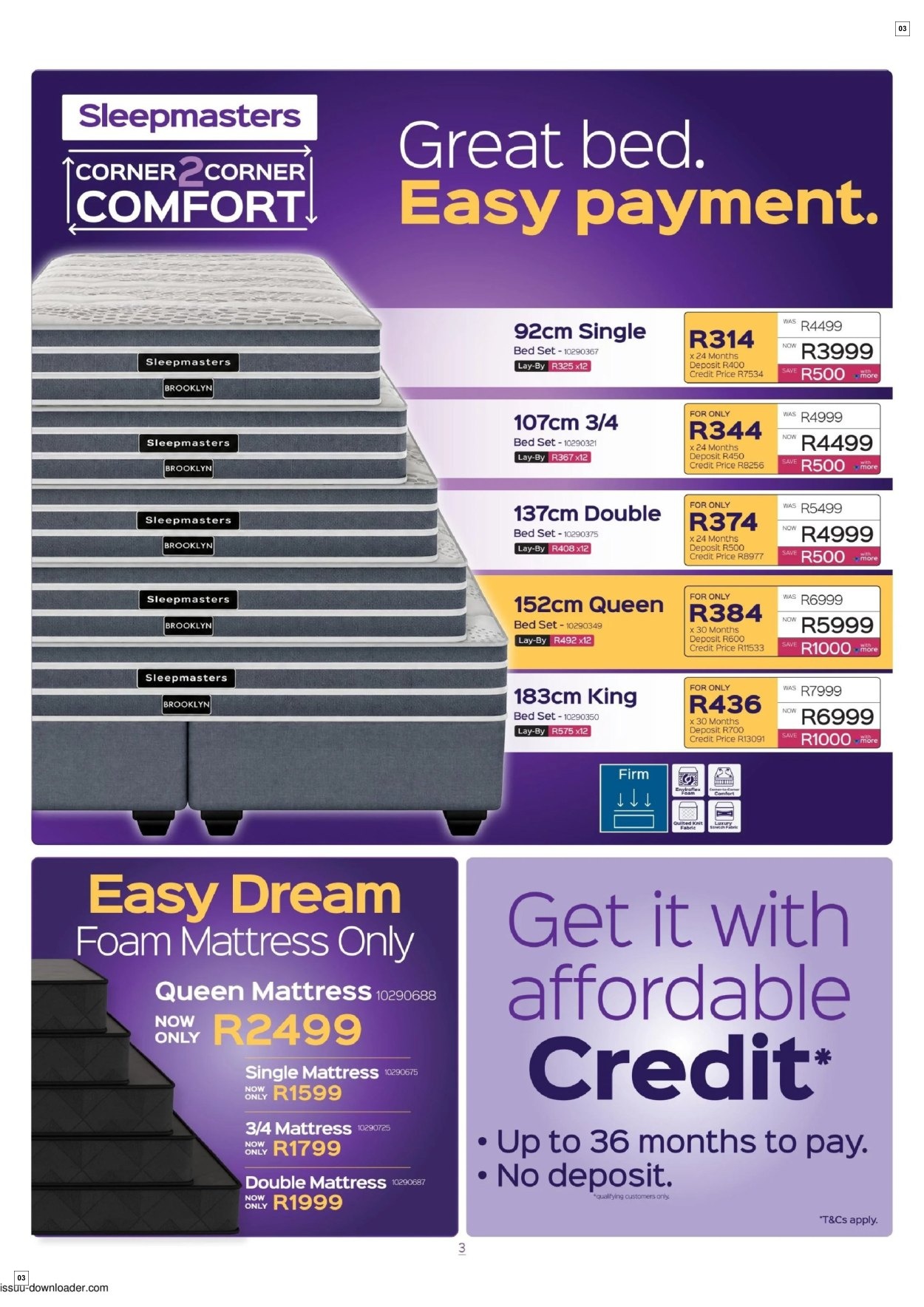Sleepmasters Specials 15 Oct - 08 Nov - Page 3