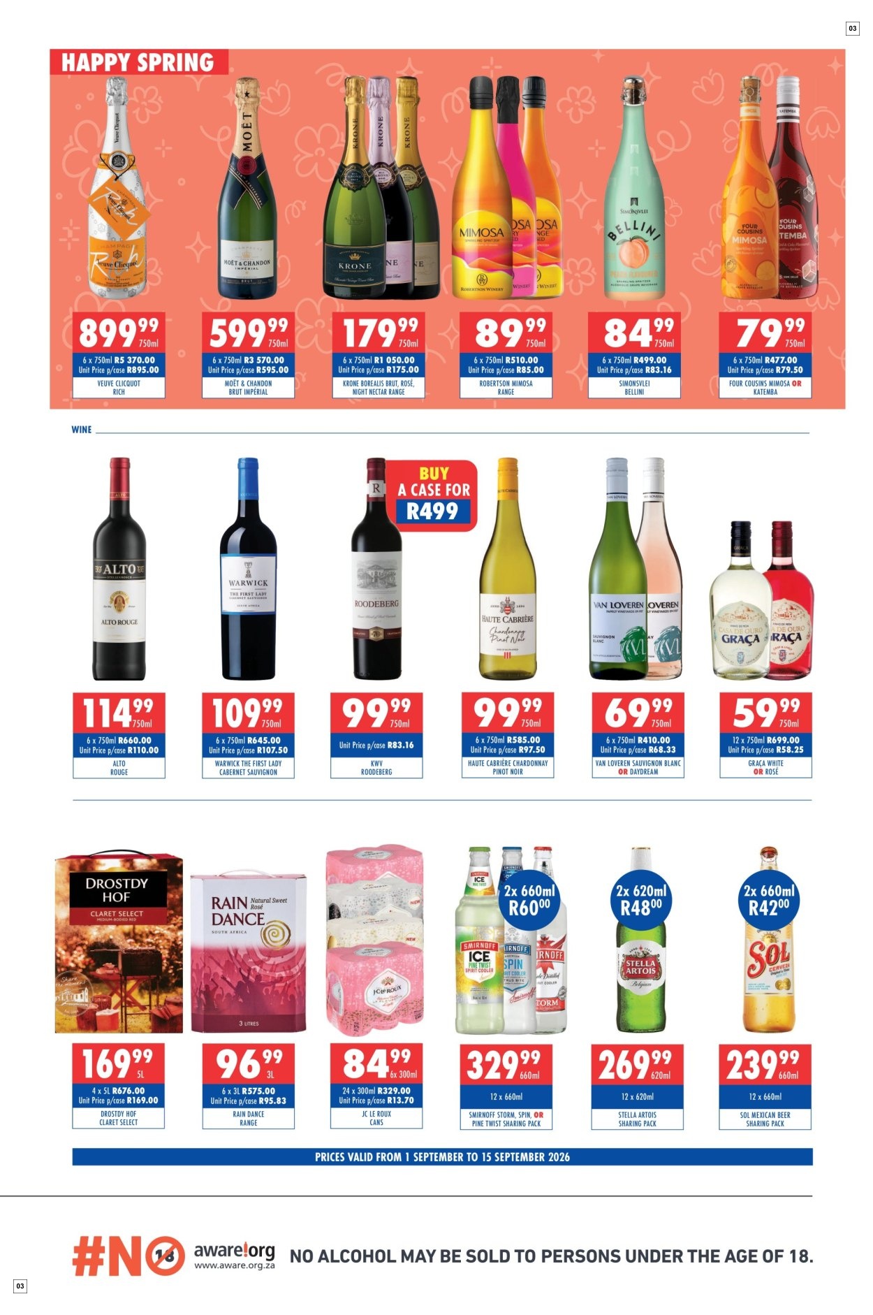 Ultra Liquors Specials 01 Sept - 15 Sept - Page 3