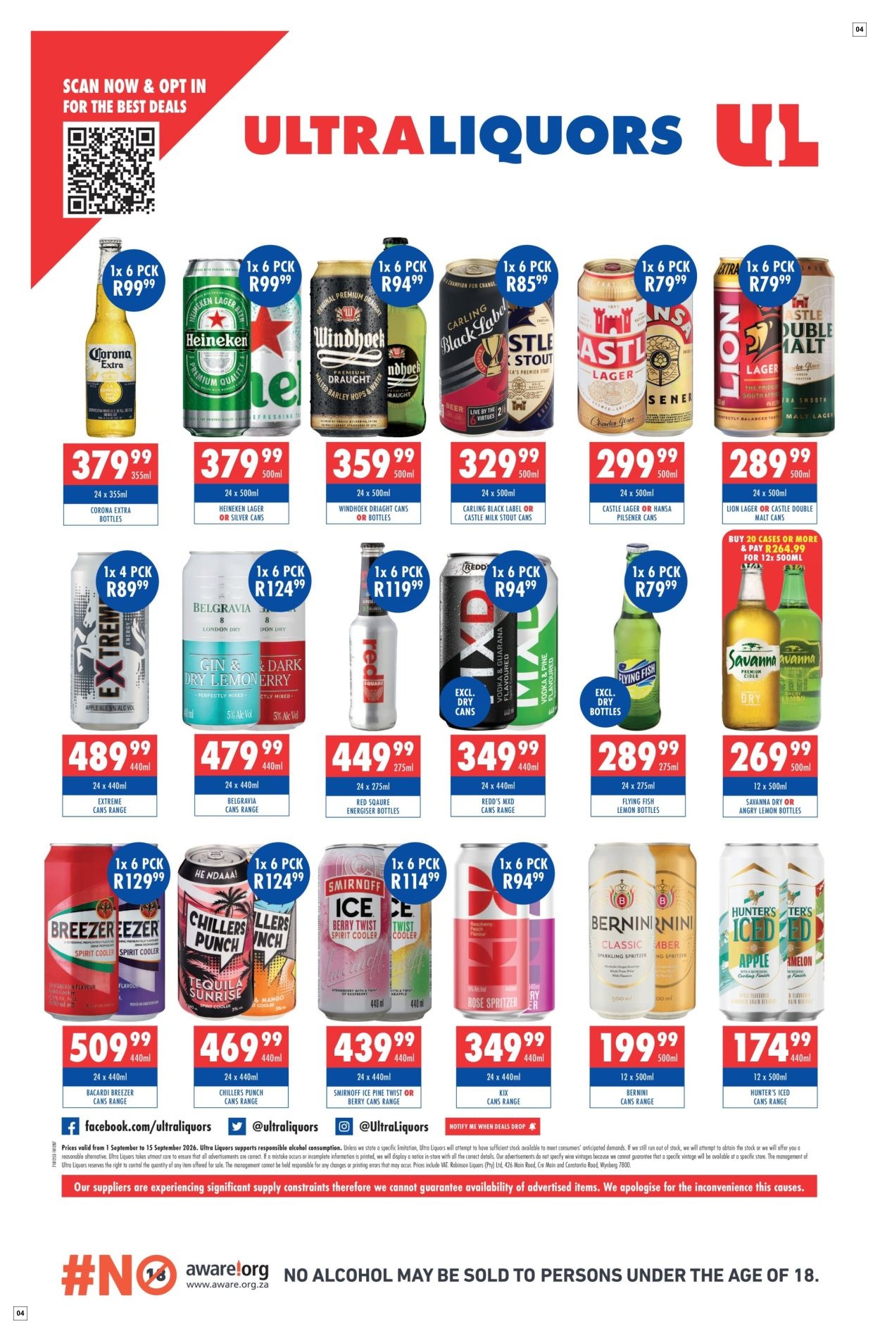 Ultra Liquors Specials 01 Sept - 15 Sept - Page 4