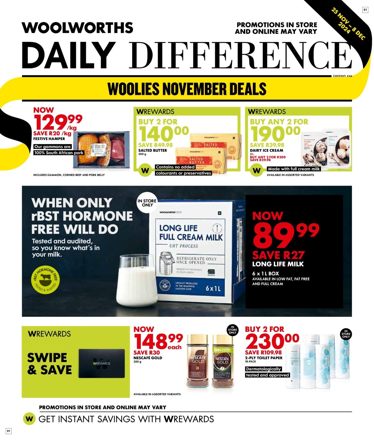Woolworths Daily Difference