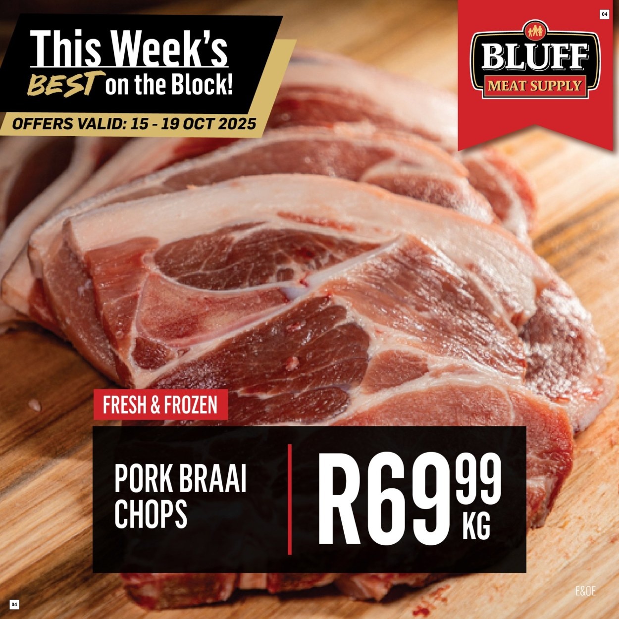Bluff Meat Supply Specials 15 Oct - 19 Oct - Page 4