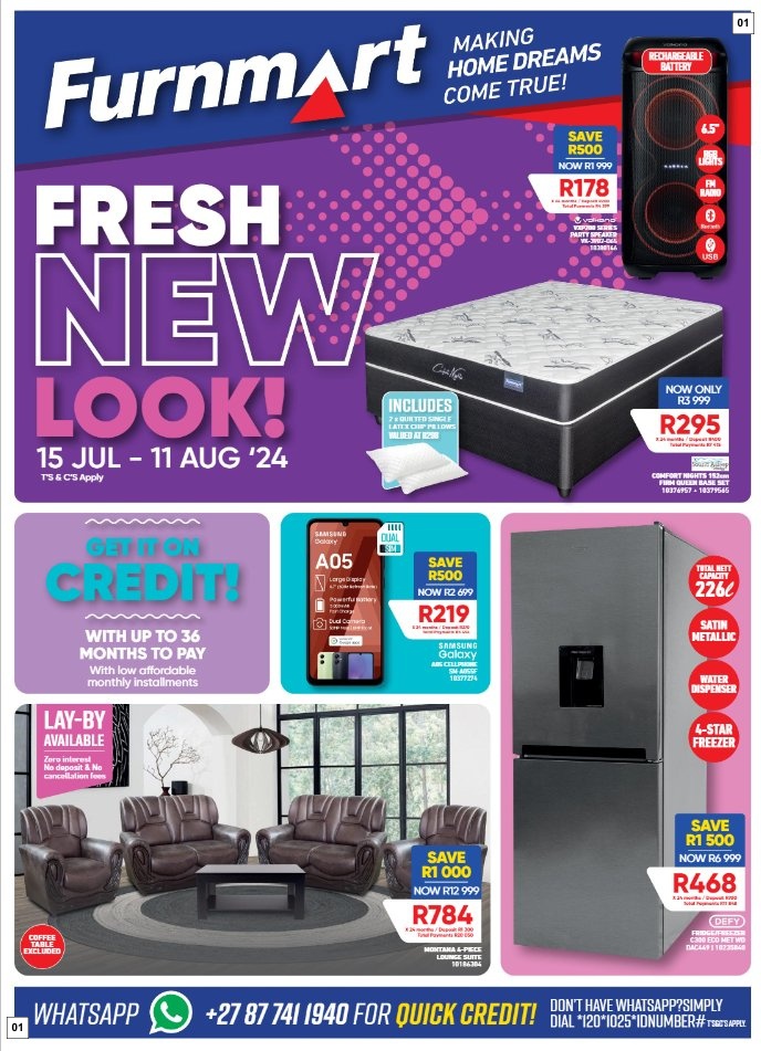 Furnmart Specials 15 Jul - 11 Aug