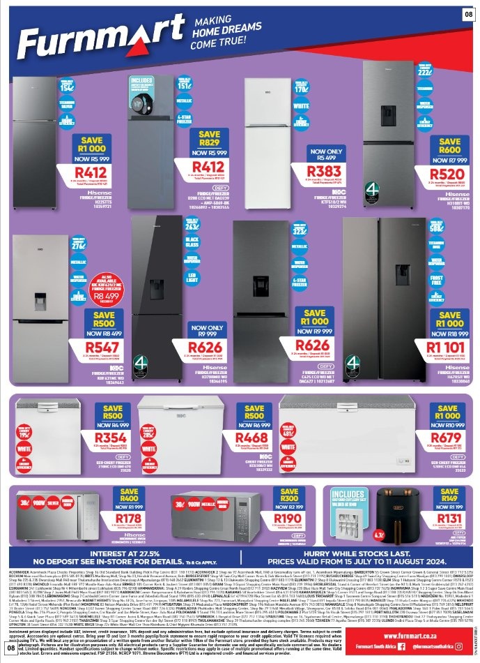 Furnmart Specials 15 Jul - 11 Aug - Page 8