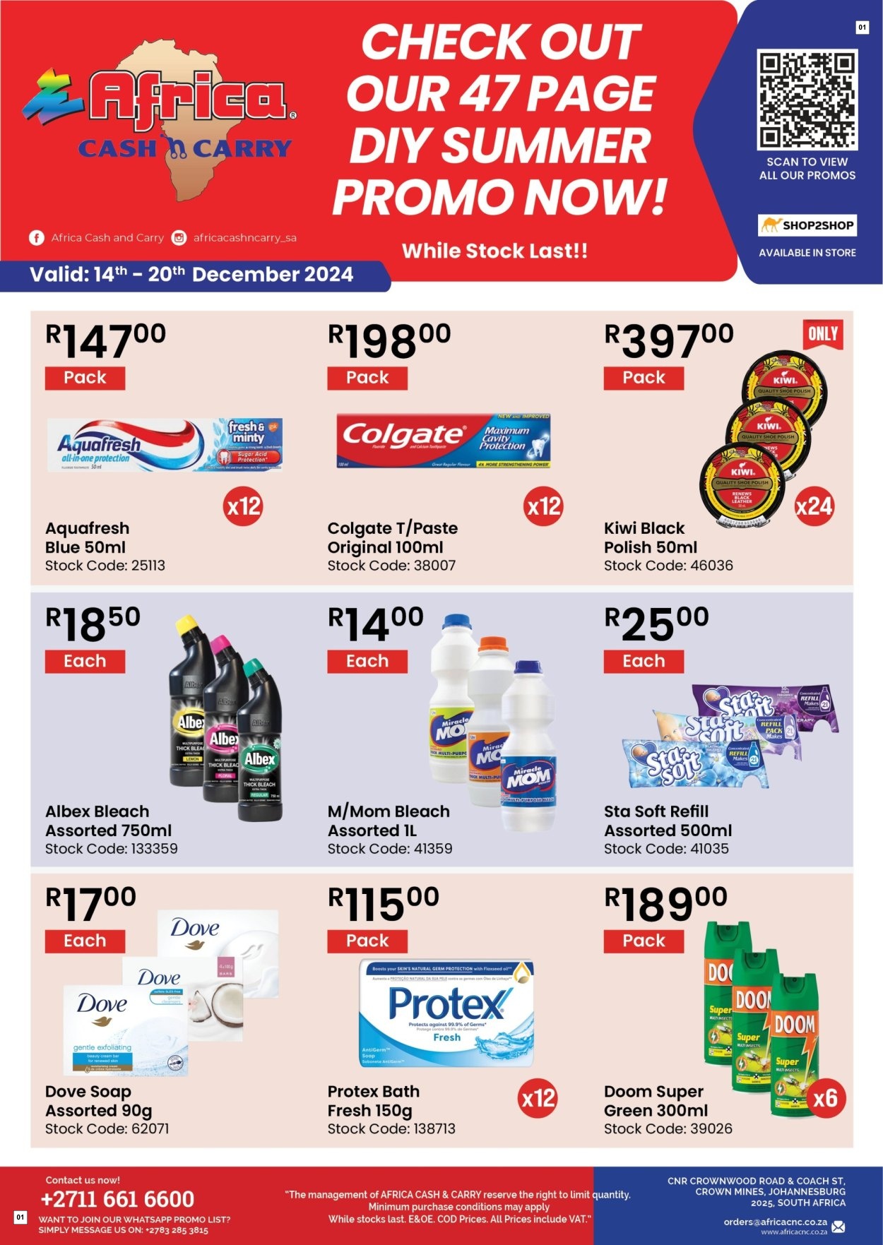 Africa Cash & Carry Catalogue - Saturday Promo