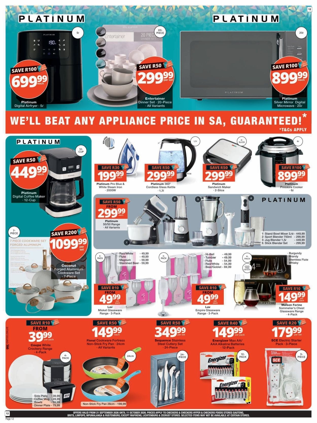 Checkers September Month-end Promotion Gauteng - Page 12