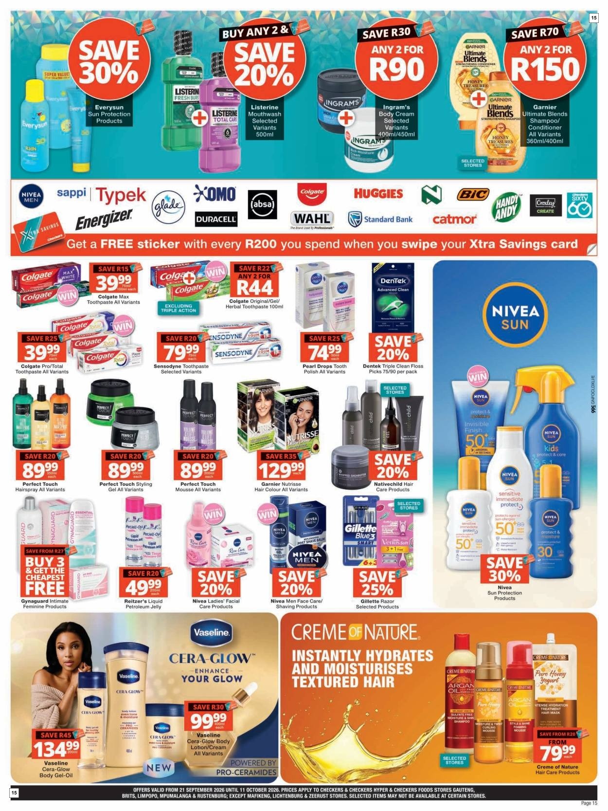 Checkers September Month-end Promotion Gauteng - Page 15